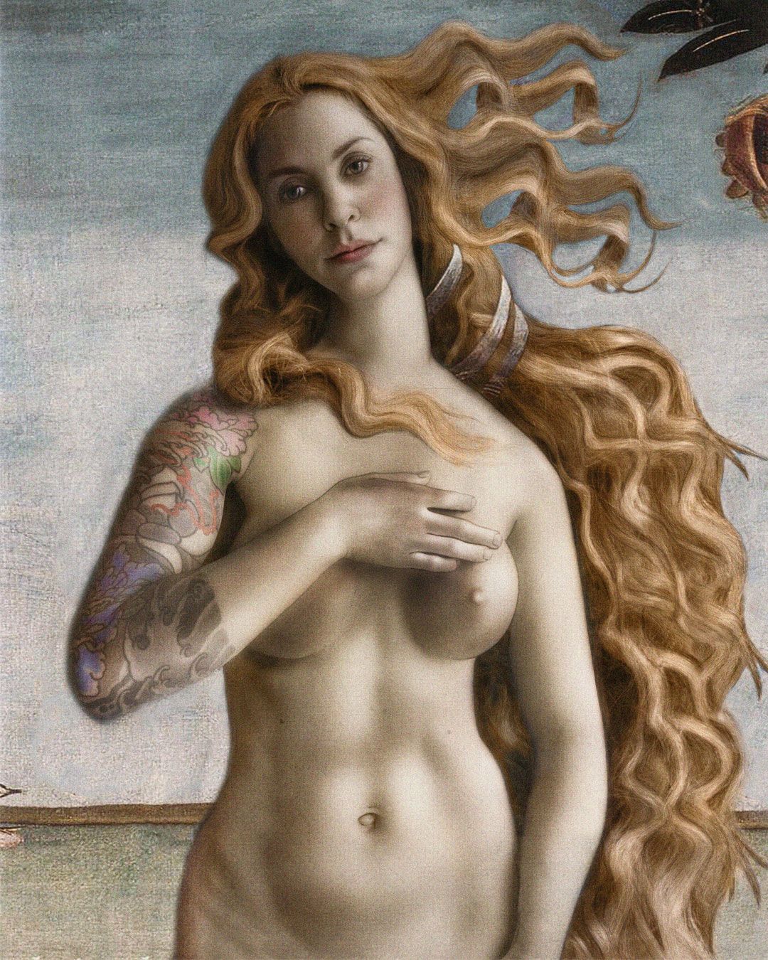 Recreation No 11. The Birth of Venus. Sandro Botticelli. c. 1484–1486