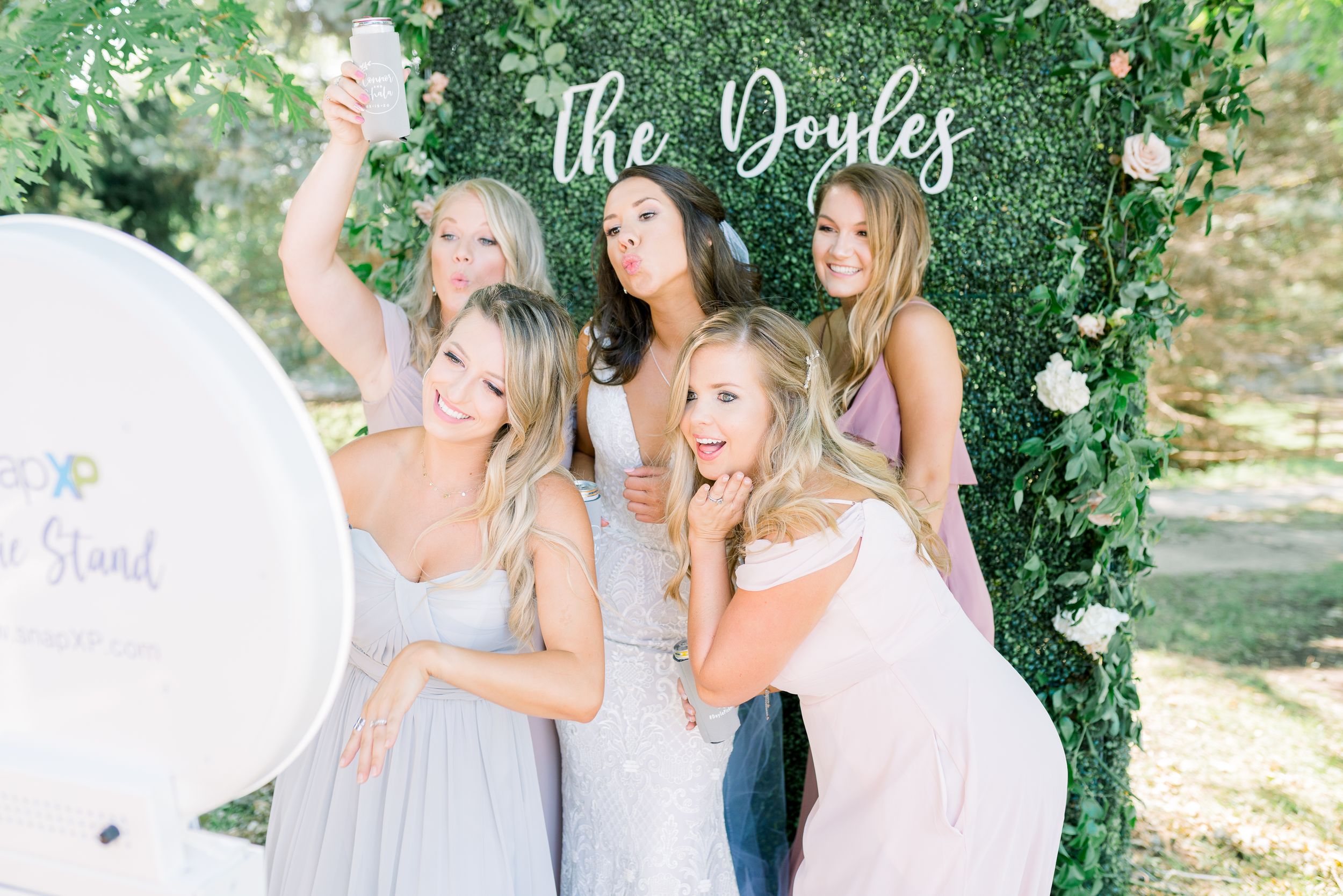 Vineyard photos with white willow events at Prairie Moon Winery wedding in Ames, Iowa