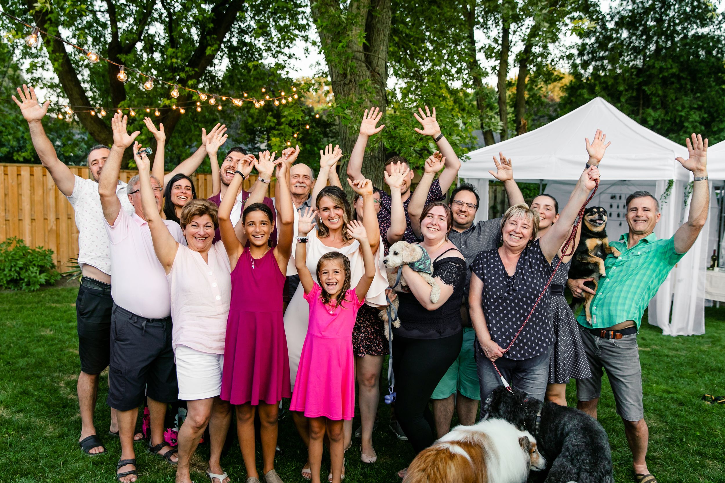 London Ontario Surprise Backyard Pop Wedding Photography by Shawn Van Daele