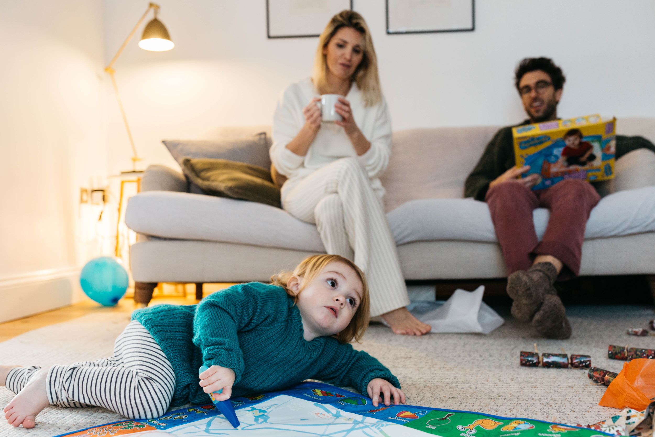 east London family photo session at home