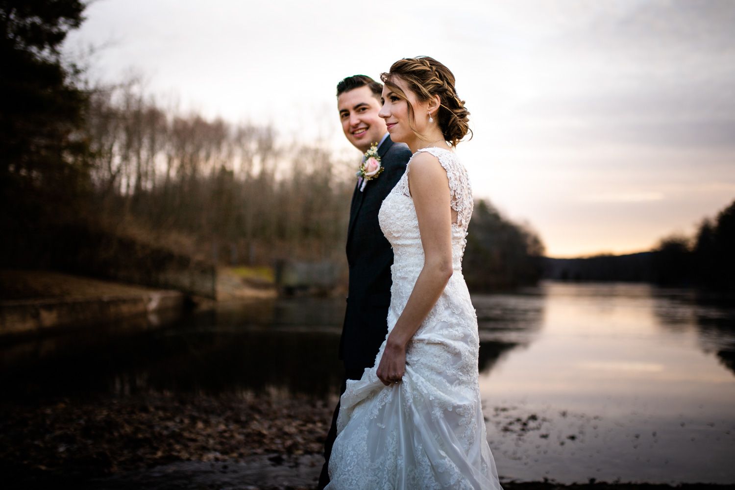 Pavilion at Crystal Lake wedding, Middletown, Connecticut