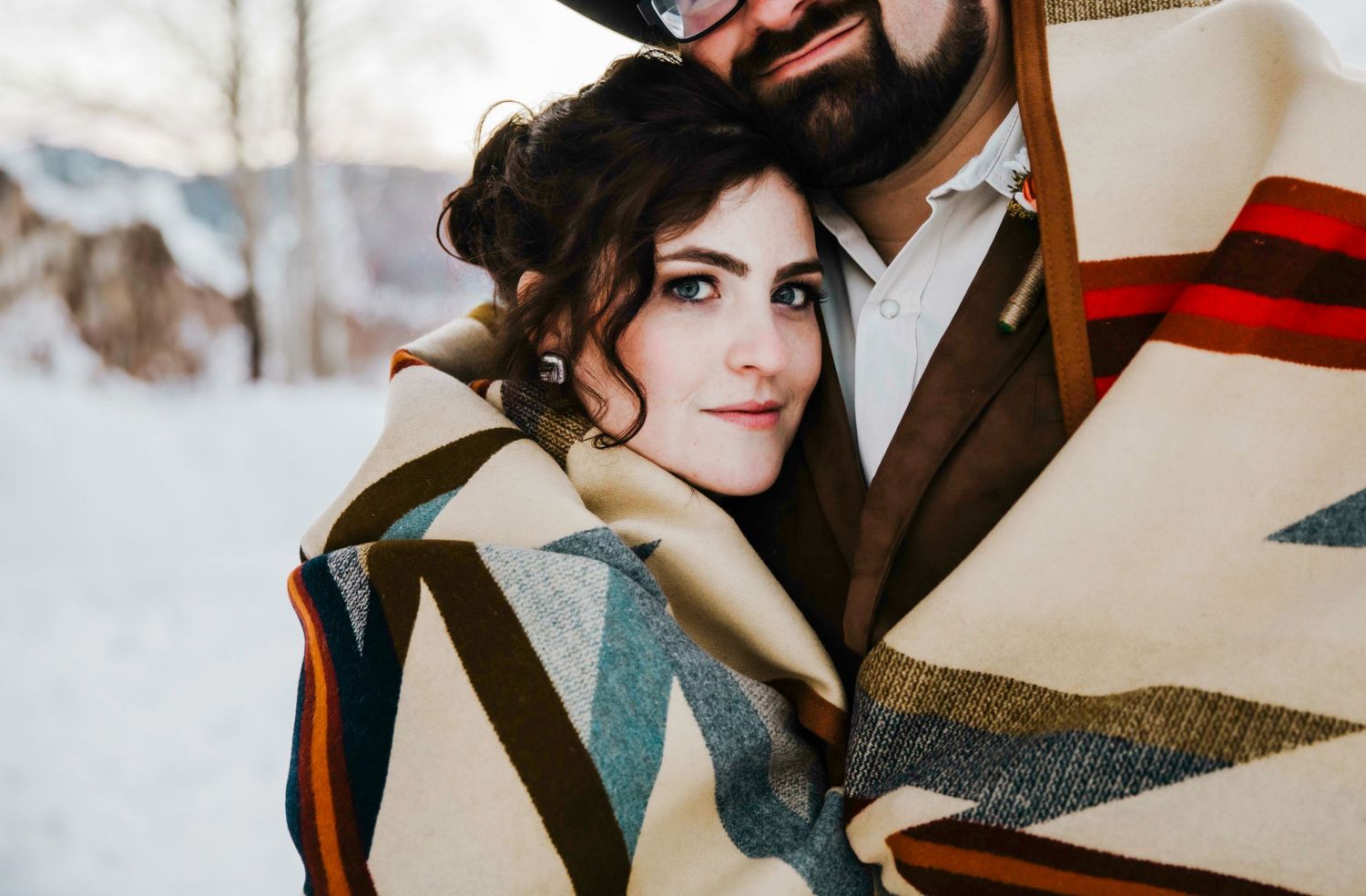 Bride and Groom Portraits for Jackson Hole, WY Elopement by Carli Layton Photography, a Texas Elopement Photographer.