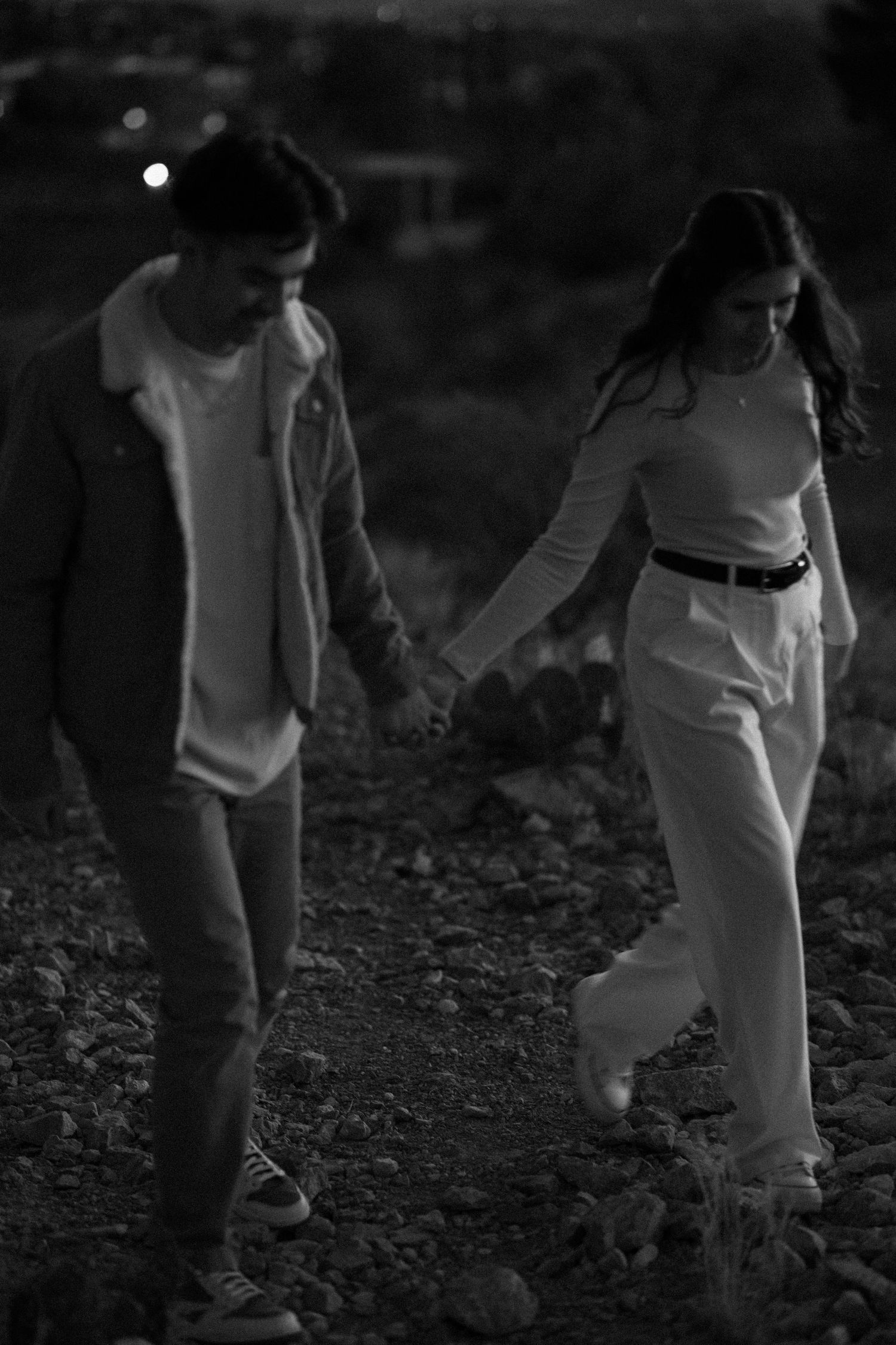 sunset desert couples session in el paso texas