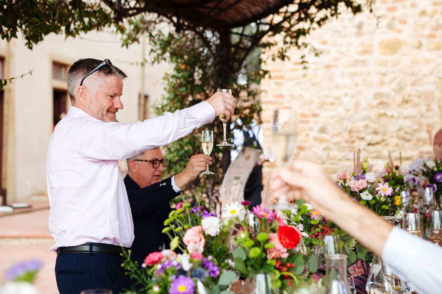 cheers. wedding speeches