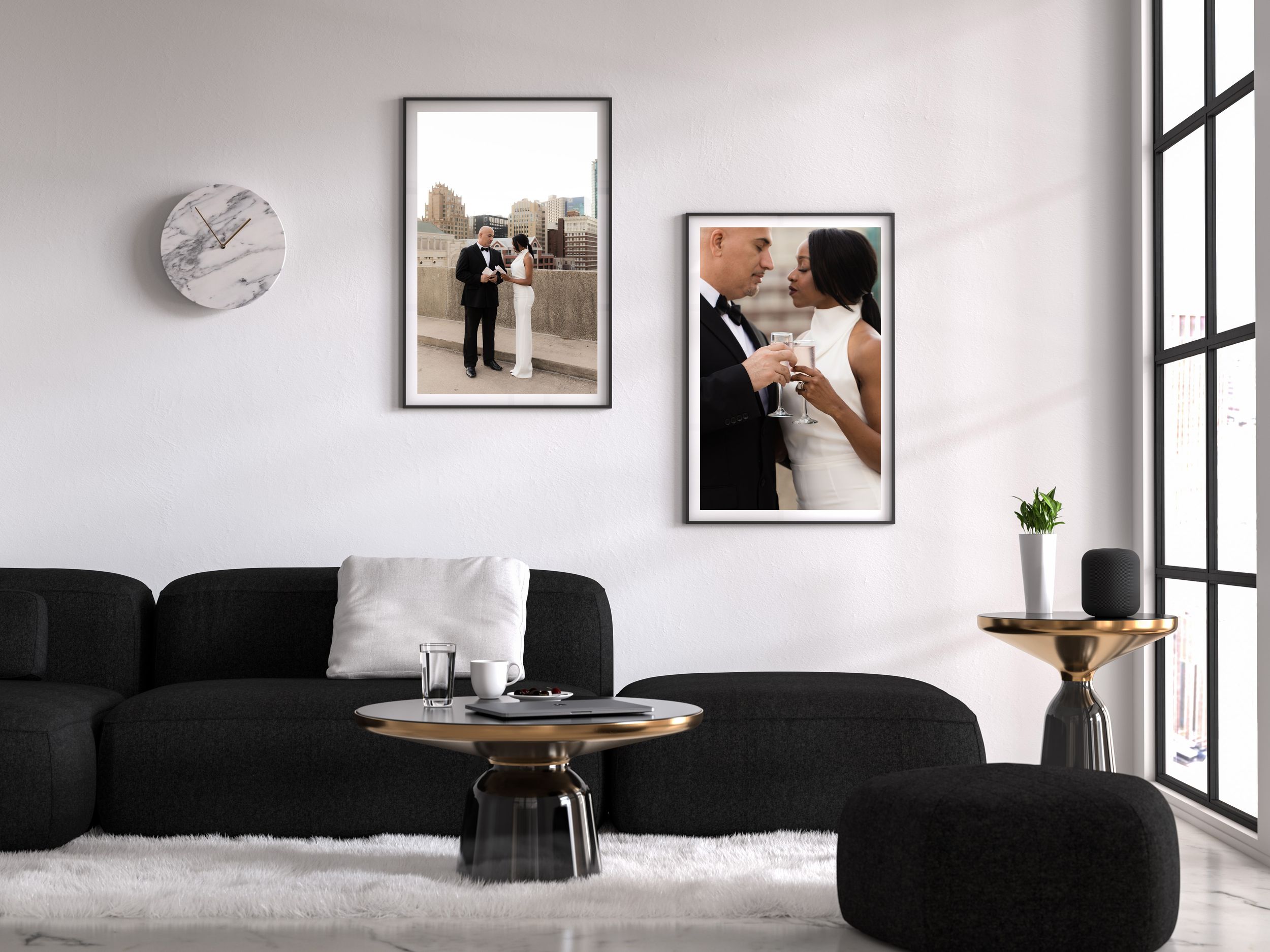 Printed Photography Wall Art in the Home.
