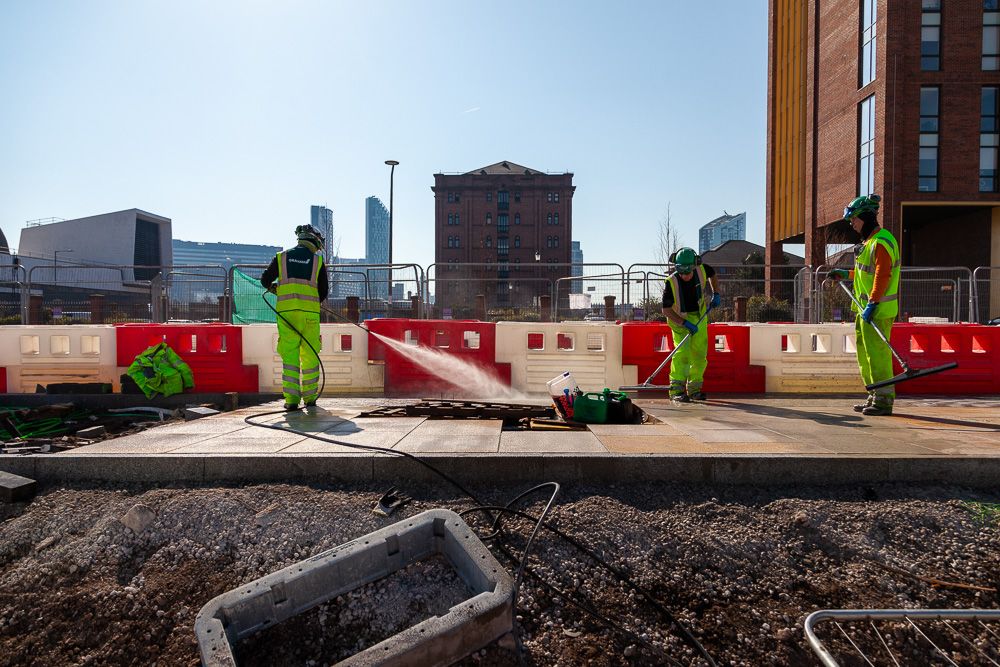 Liverpool Docks construction progress photography construction progress photography civil engineering