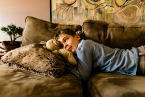 family son teddy bear home black photographer bay area san francisco sacramento brandi rollins wild family photography