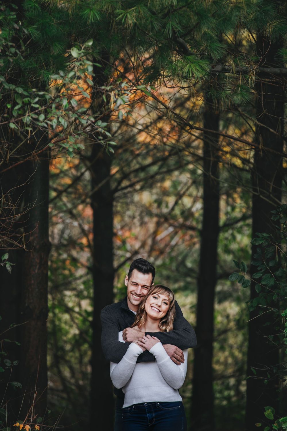 Fall engagement photos at Fanshawe Conservation Area London Ontario by photographer Shawn Van Daele