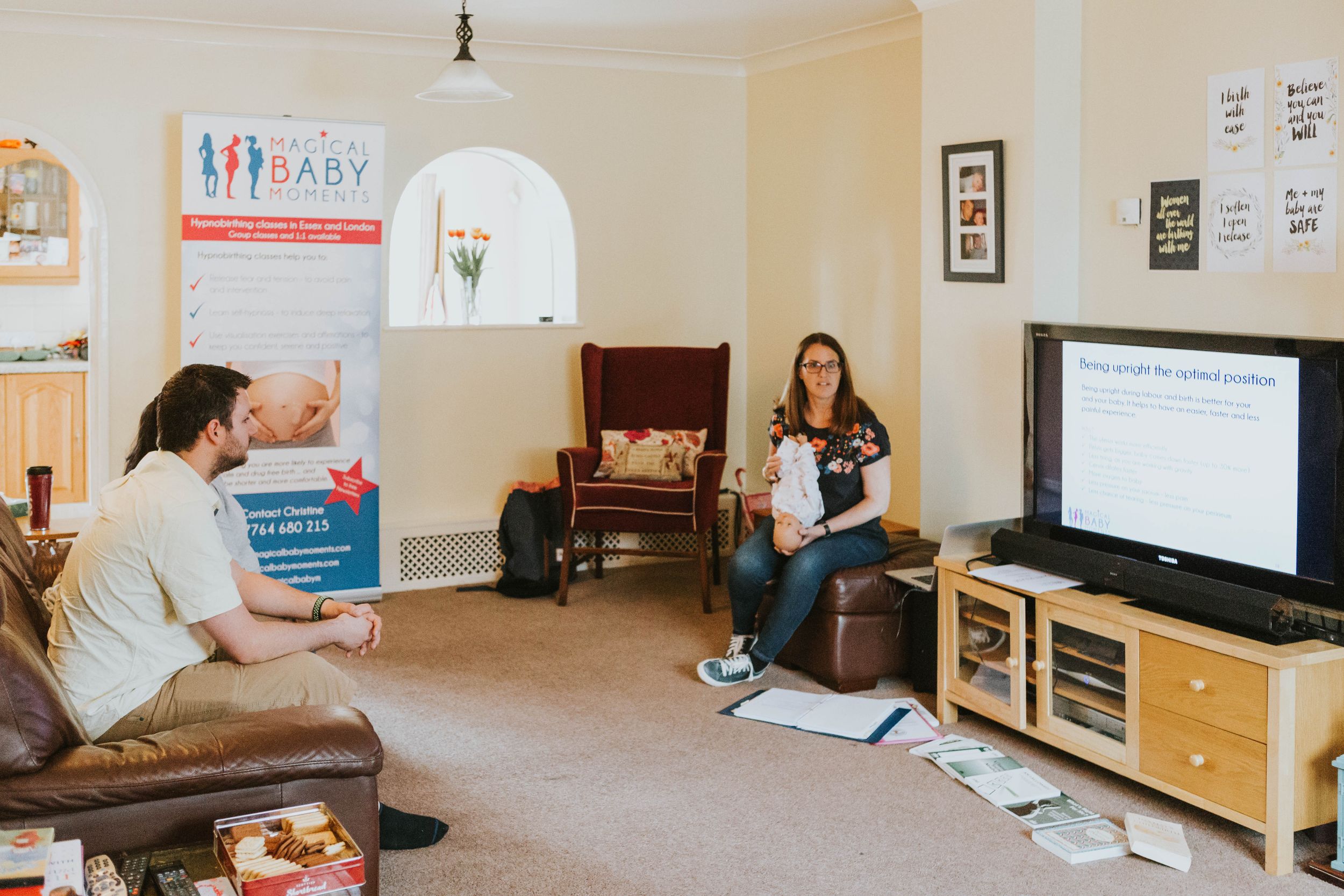 hypnobirthing class magical baby moments Christine Huntingford