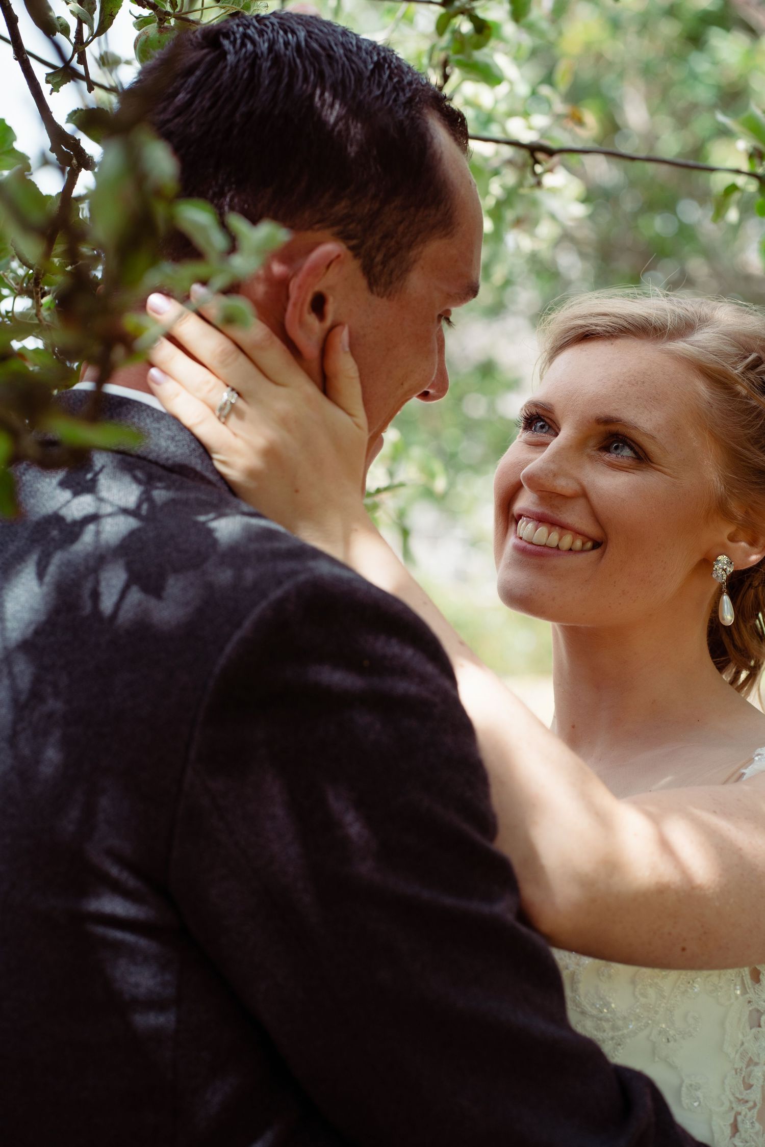Dreamy Apple Orchard Wedding Photography, Leven Fife