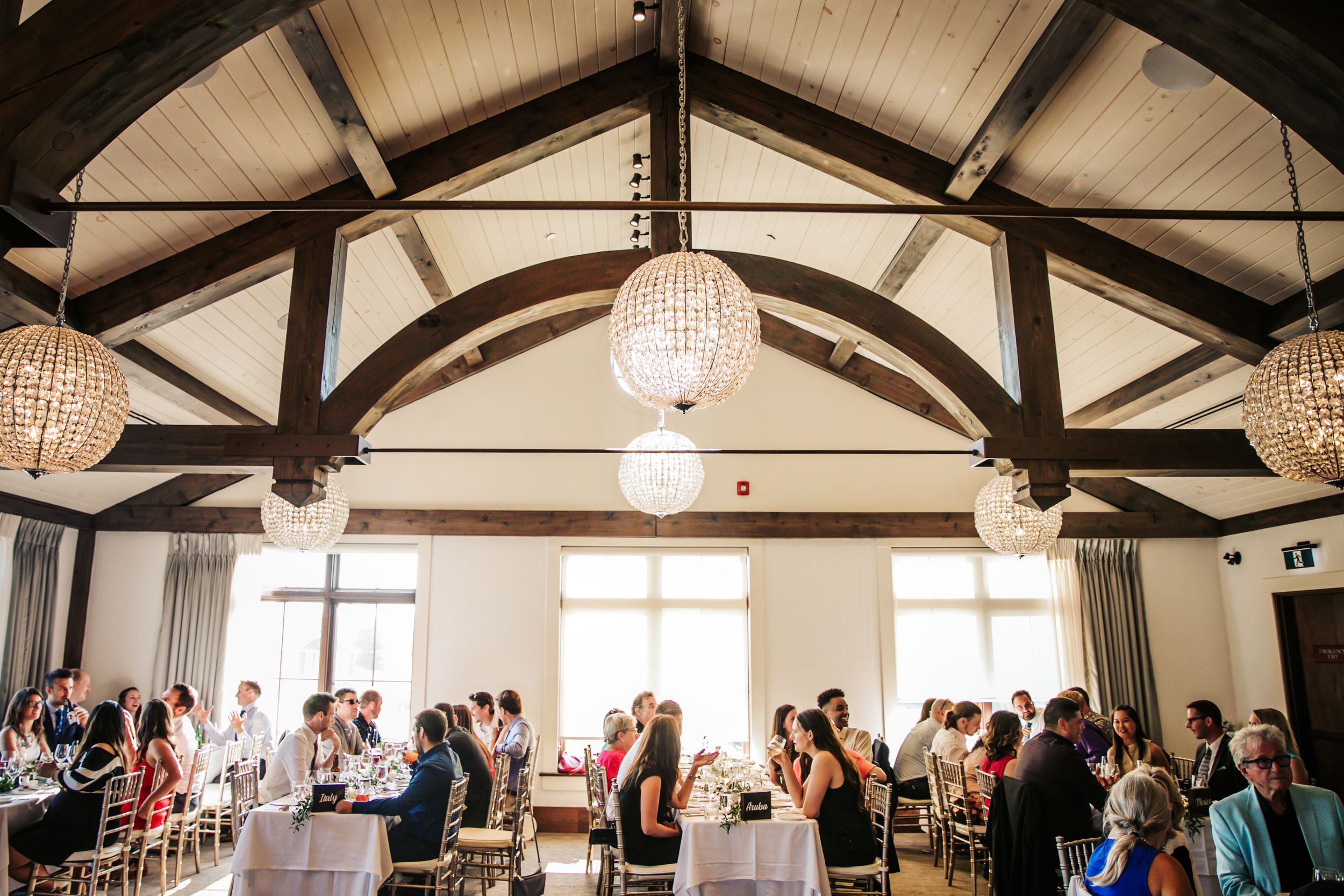 Whistle Bear Golf Club Rose Room Reception Wedding Photos