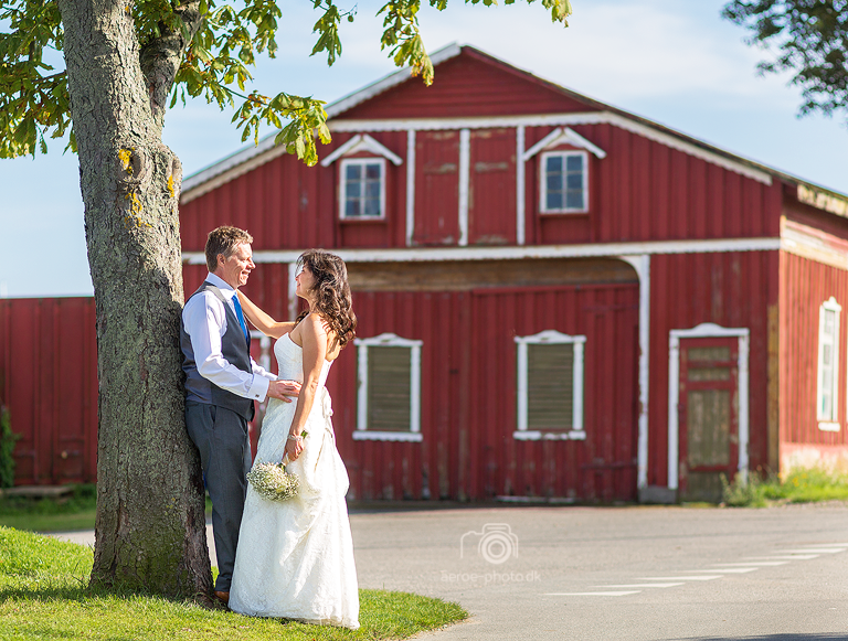 Wedding photo at the old shipyard