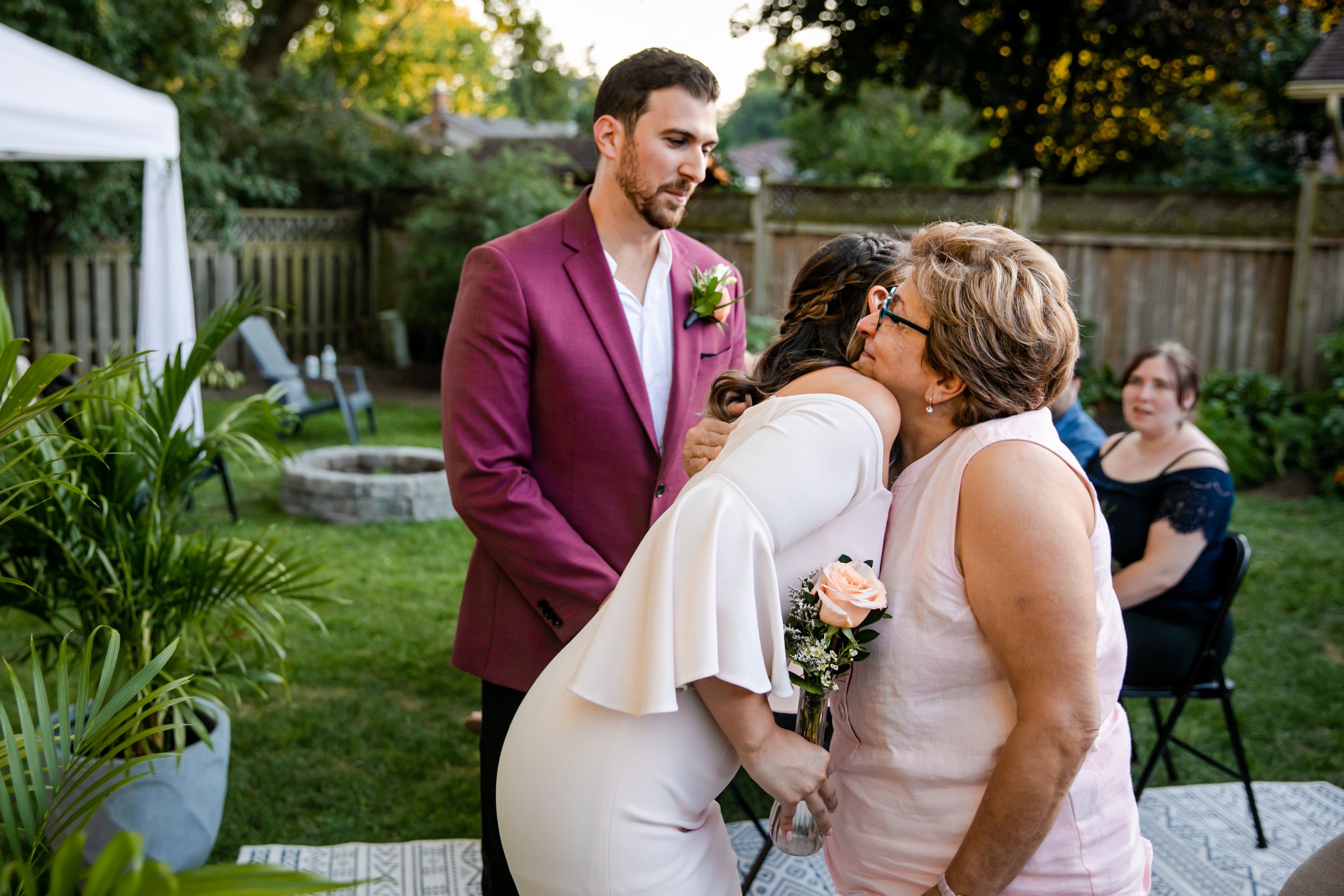 London Ontario Surprise Backyard Pop Wedding Photography by Shawn Van Daele