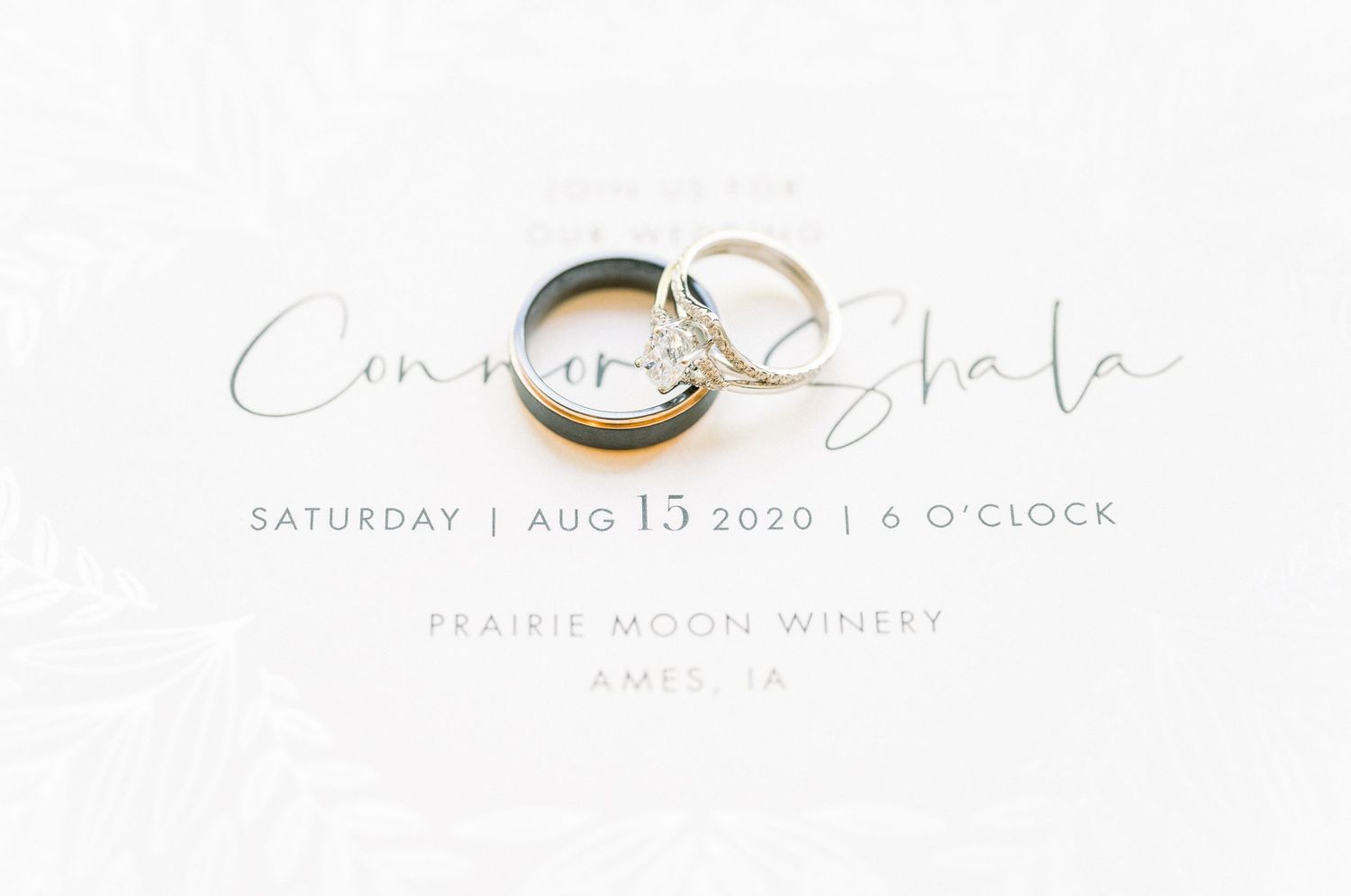 Ames, Iowa Vineyard Winery Wedding at Prairie Moon Winery with light and airy photography and White willow florals