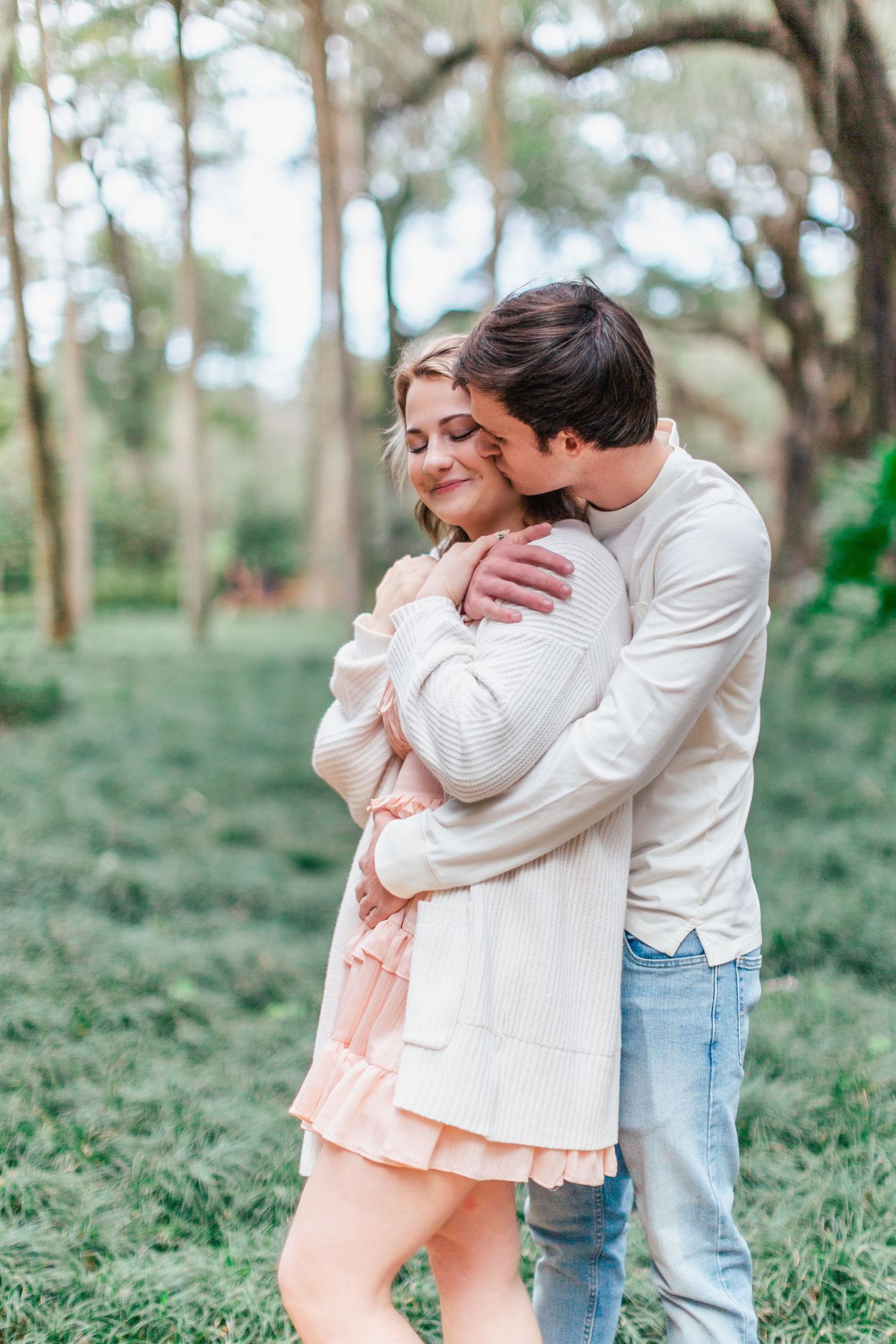 Engagement Photography at Washington Oaks Garden State Park Florida by Barry Mickler