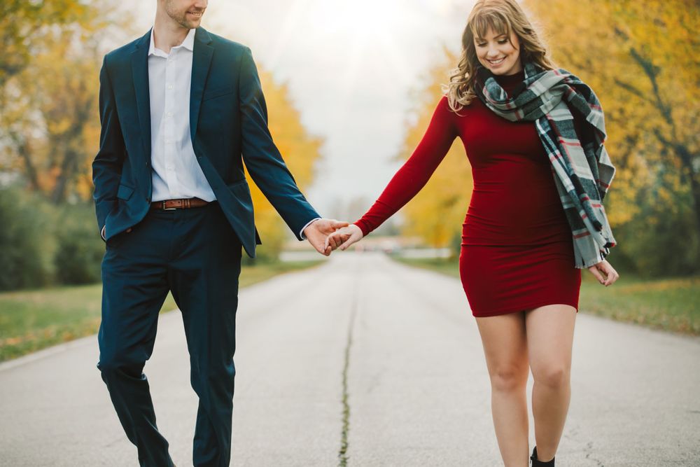 Fall engagement photos at Fanshawe Conservation Area London Ontario by photographer Shawn Van Daele