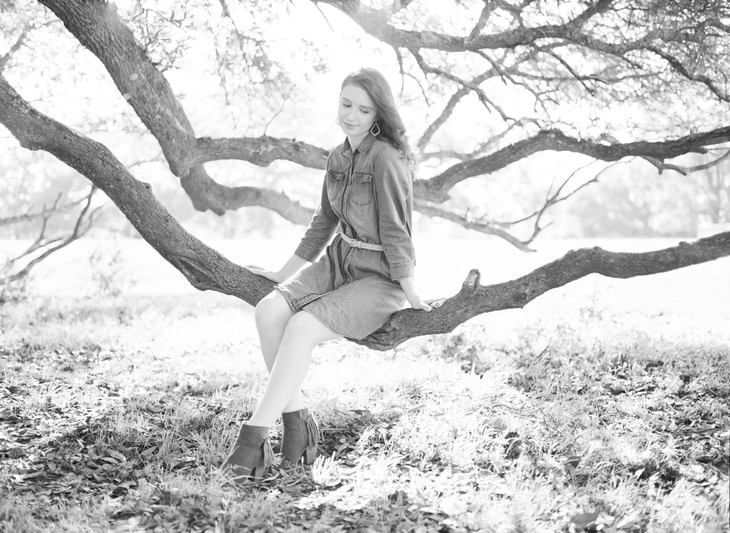 Louisiana senior portrait photography of a Franklinton High School student on her family farm