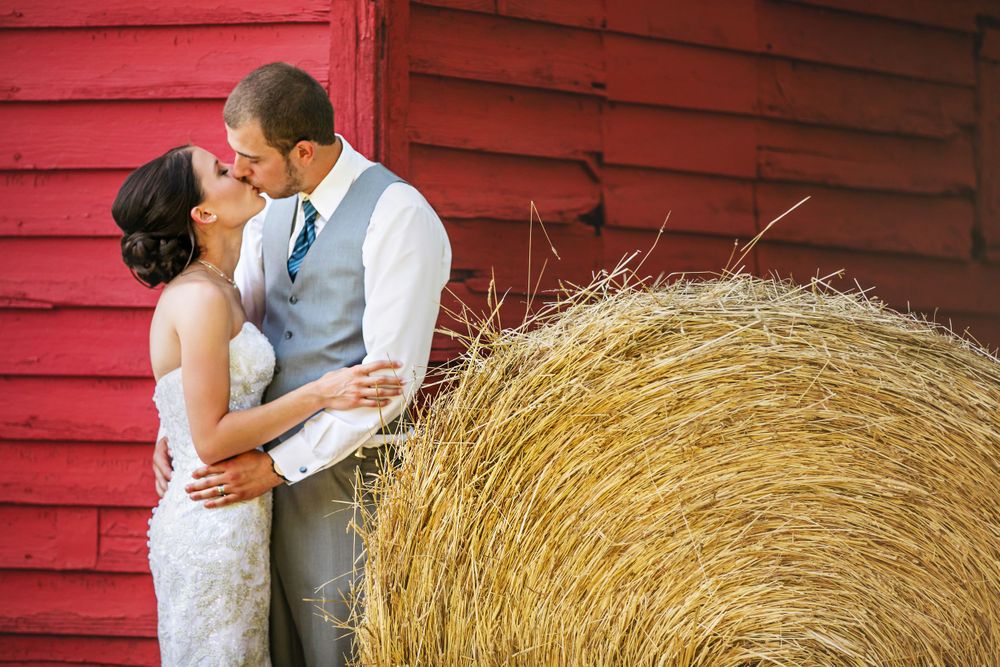 Rustic Farmhouse Backyard Wedding Photos by London Ontario Photographer Shawn Van Daele