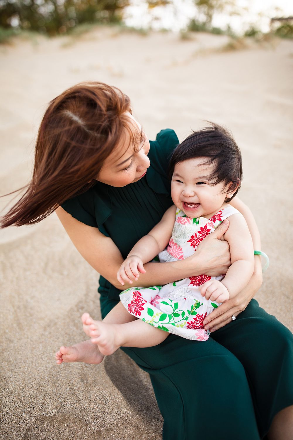 mommy and me beach photos