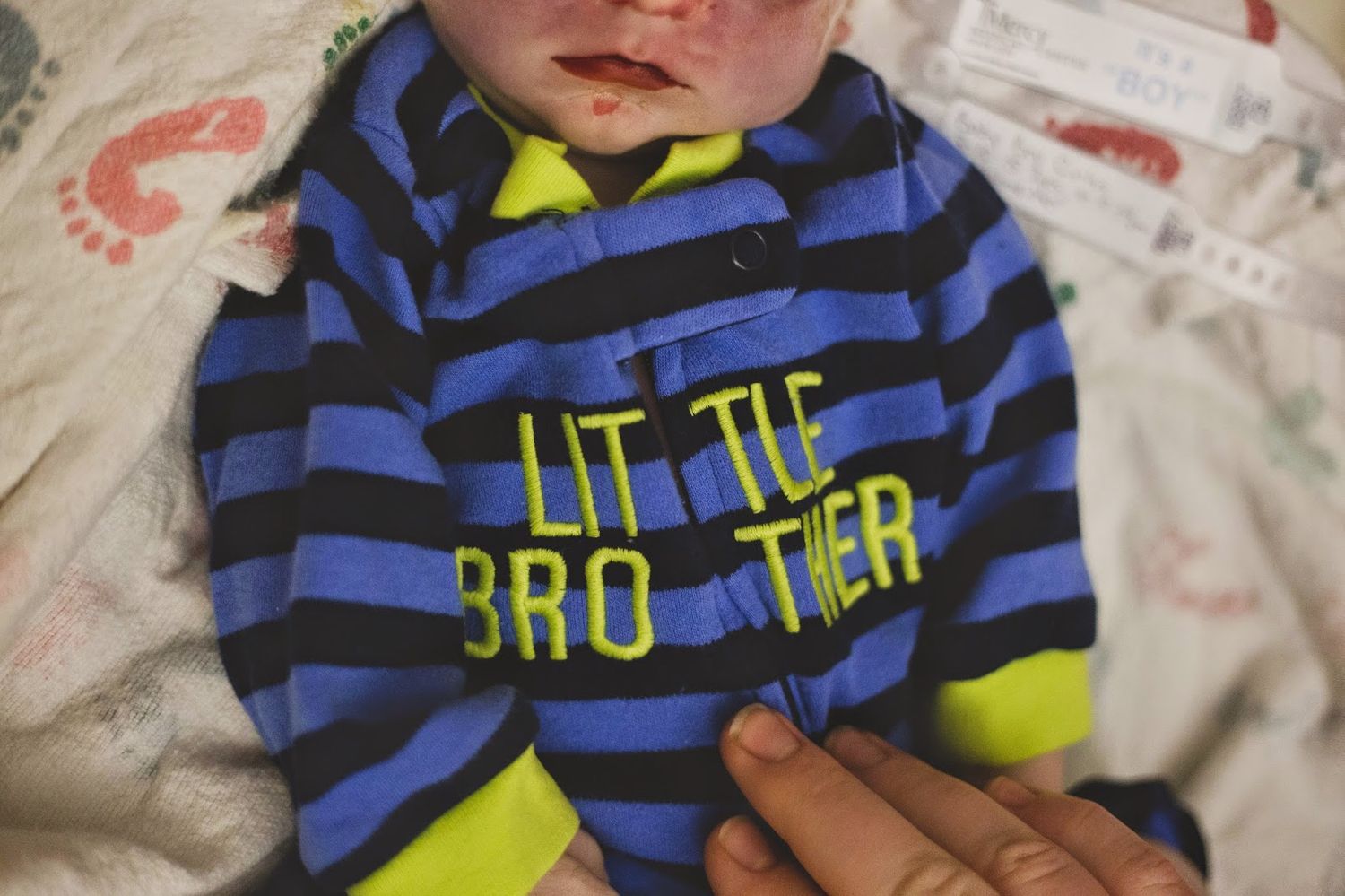 Amos just after he was stillborn at Mercy Medical Center in Sioux City, IA.
