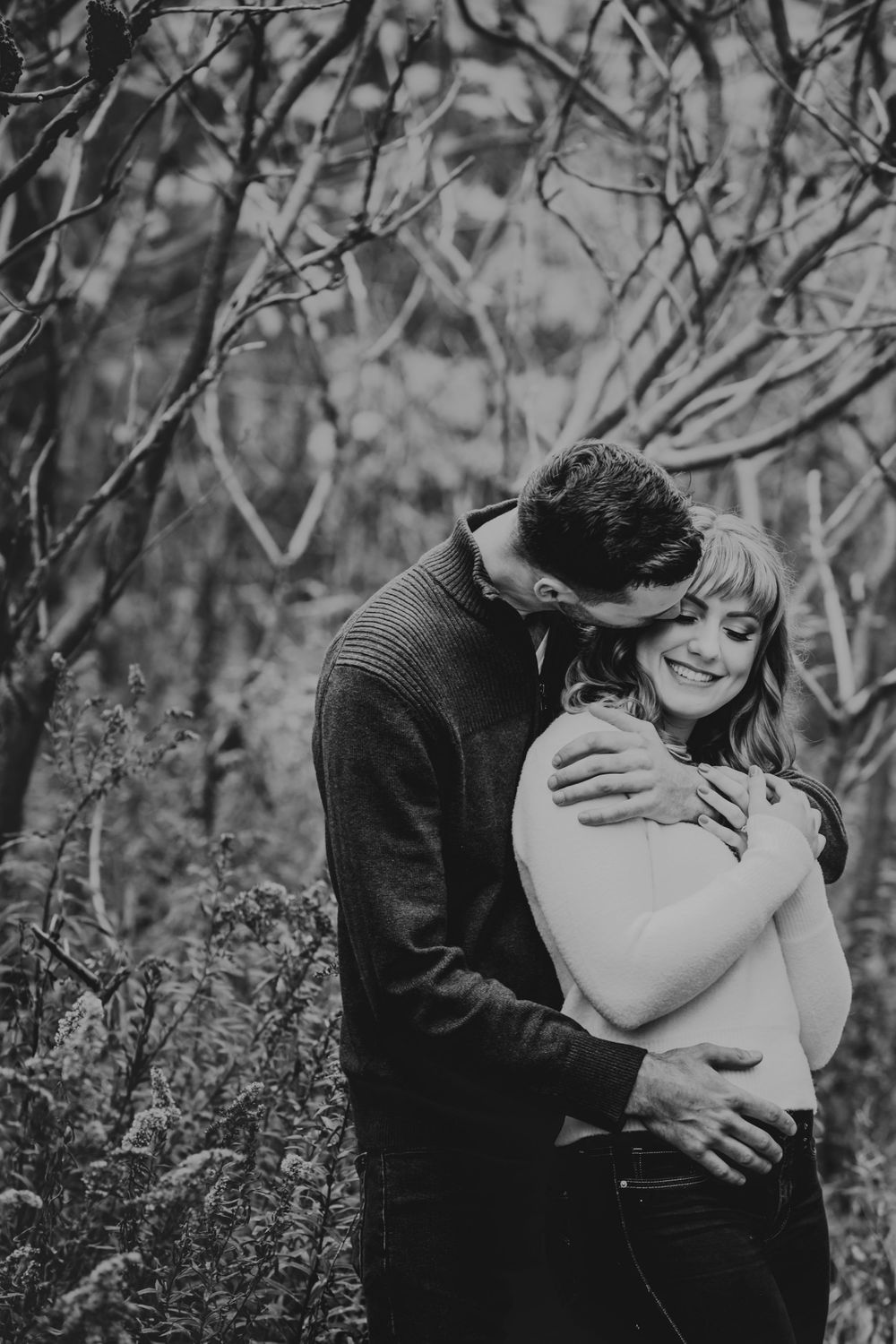 Fall engagement photos at Fanshawe Conservation Area London Ontario by photographer Shawn Van Daele