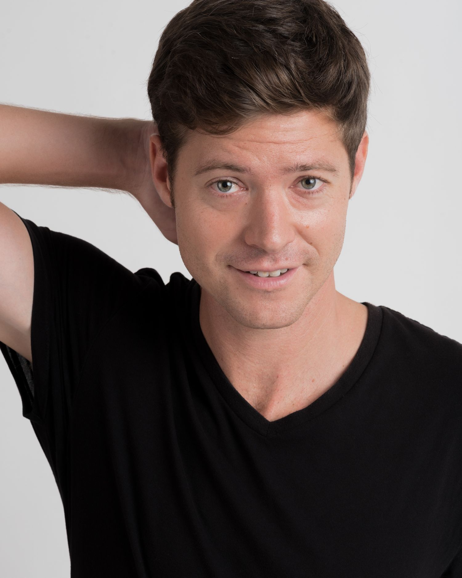 James Cuke Actor Headshot against a white background in studio by Caribbean Photographer by Logan C Thomas Barbados