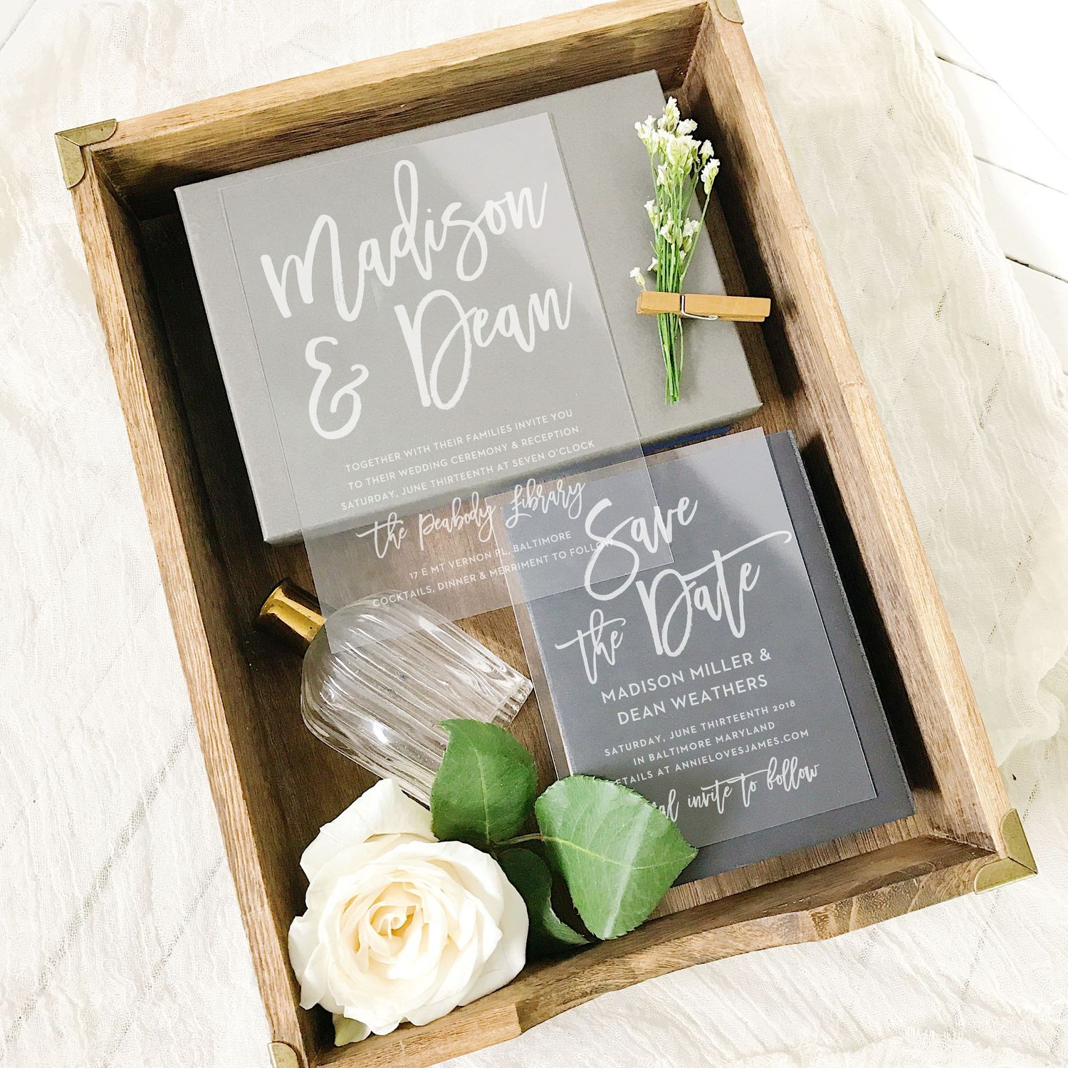 Wedding Invitation Stationary Set from Basic Invite
