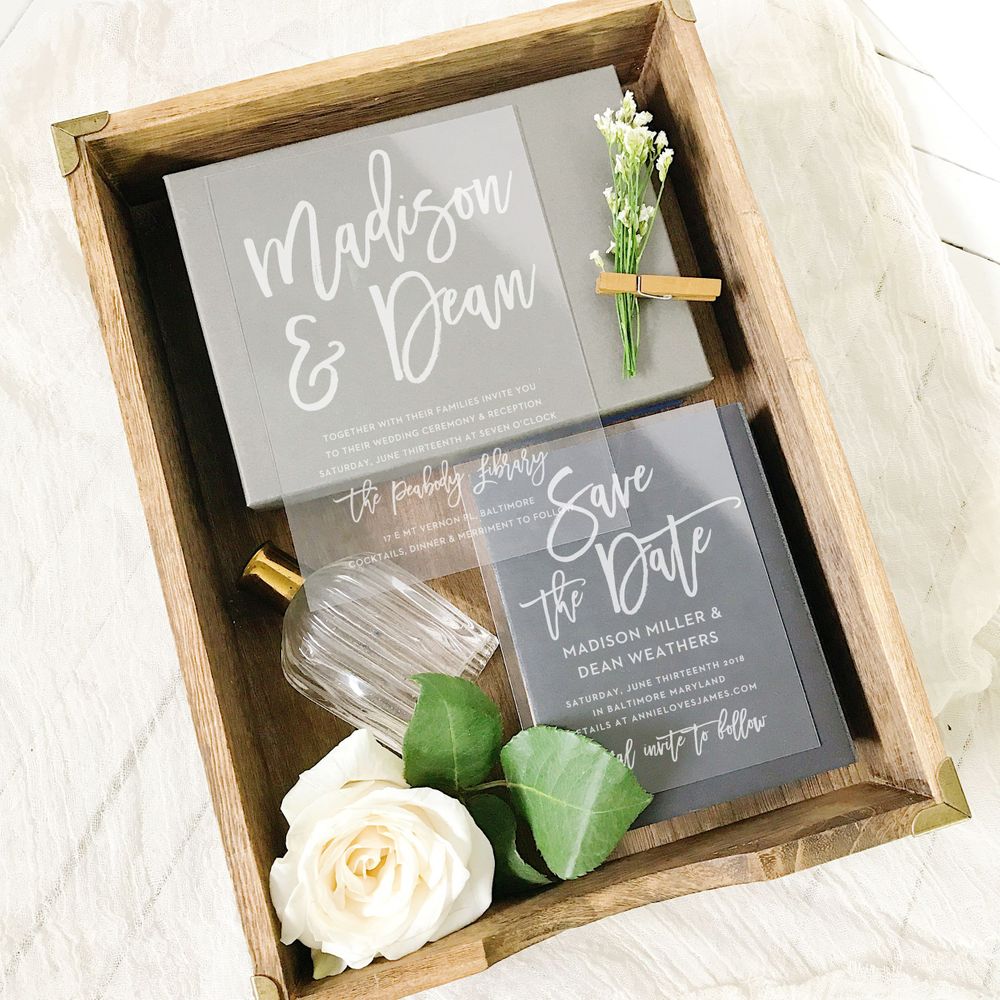 Wedding Invitation Stationary Set from Basic Invite