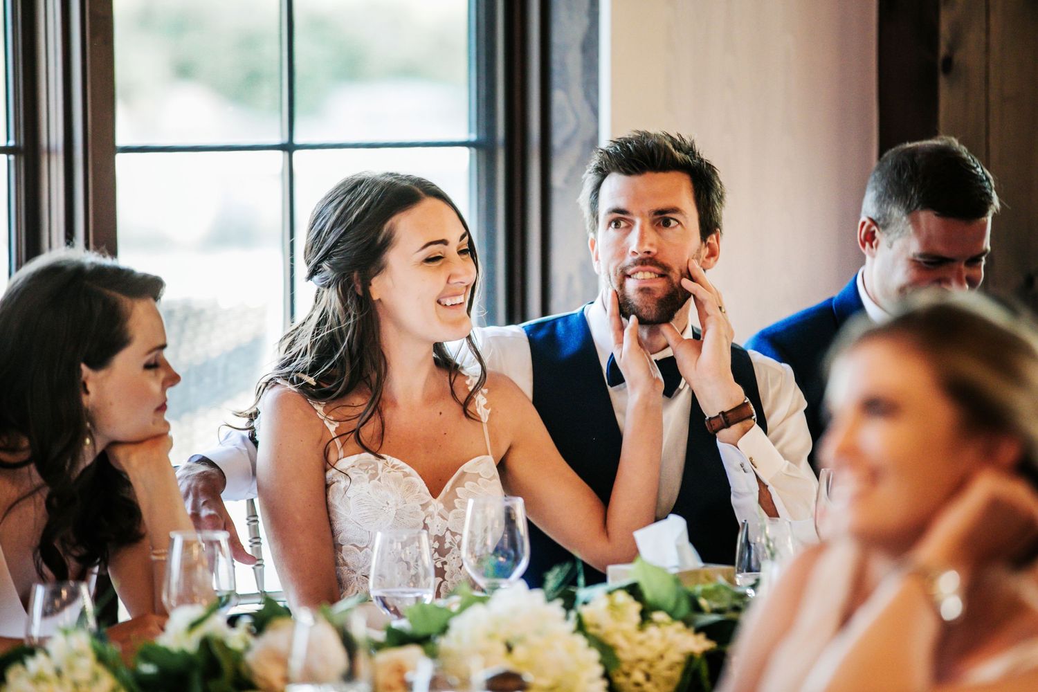Whistle Bear Golf Club Rose Room Reception Wedding Photos