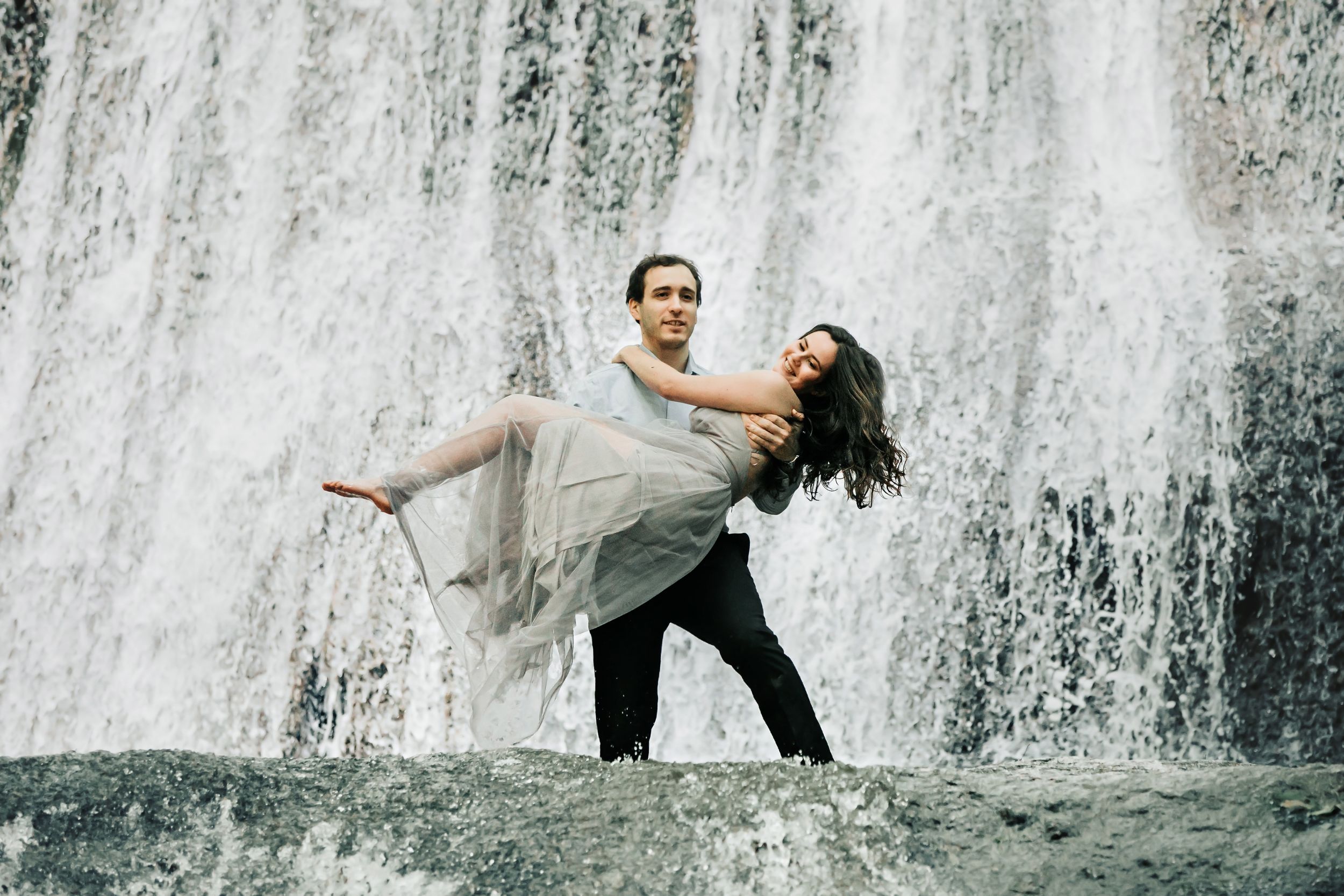 Sherman Falls Heritage Trail Ancaster Ontario Engagement Photos Shawn Van Daele