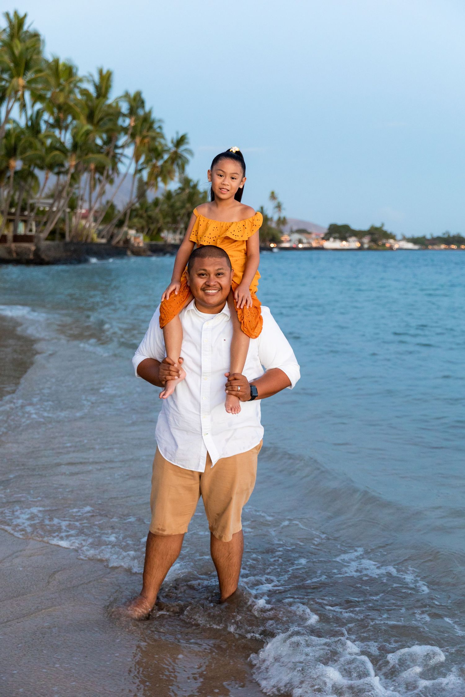 daddy daughter beach family photo