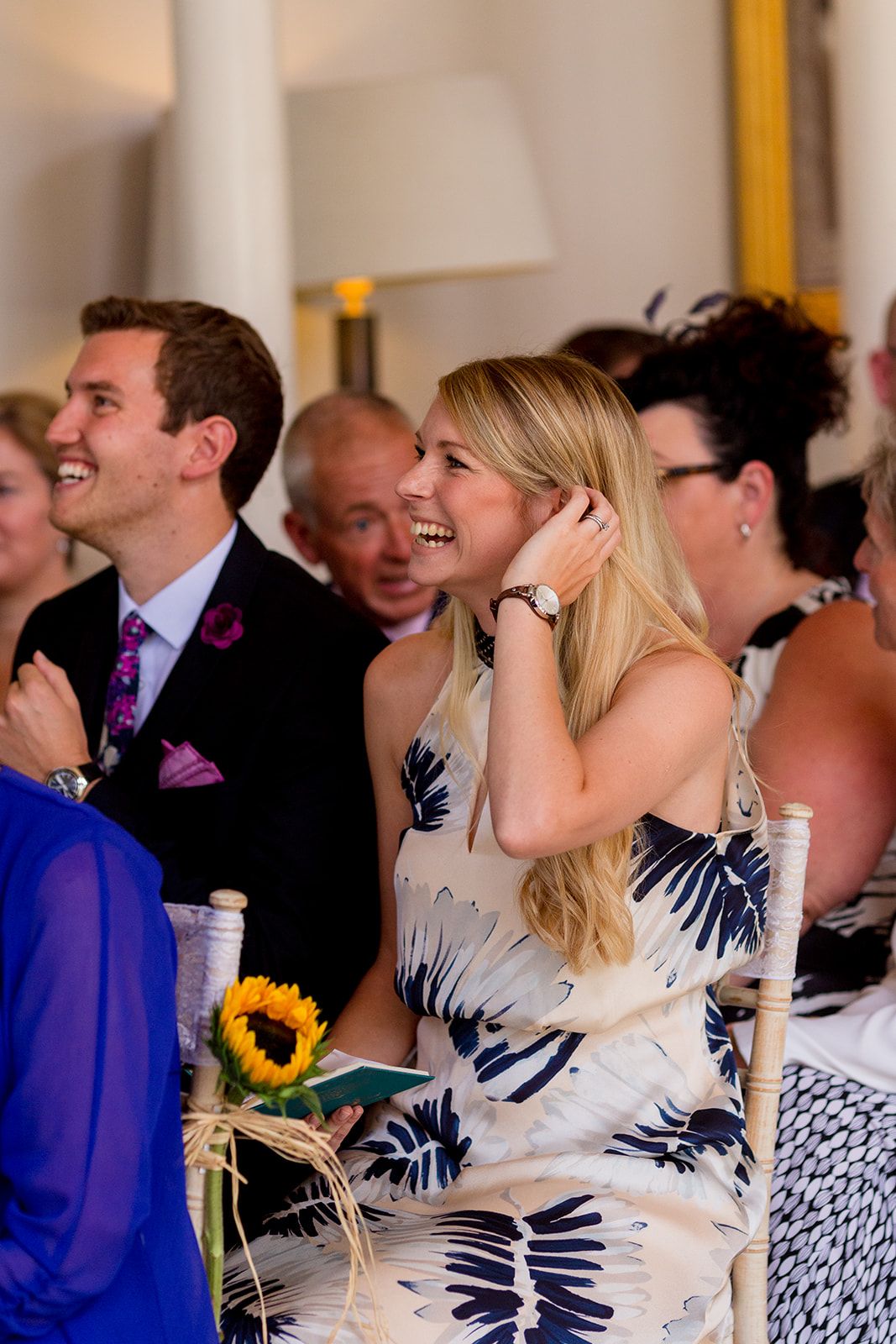 wedding guest at ceremony