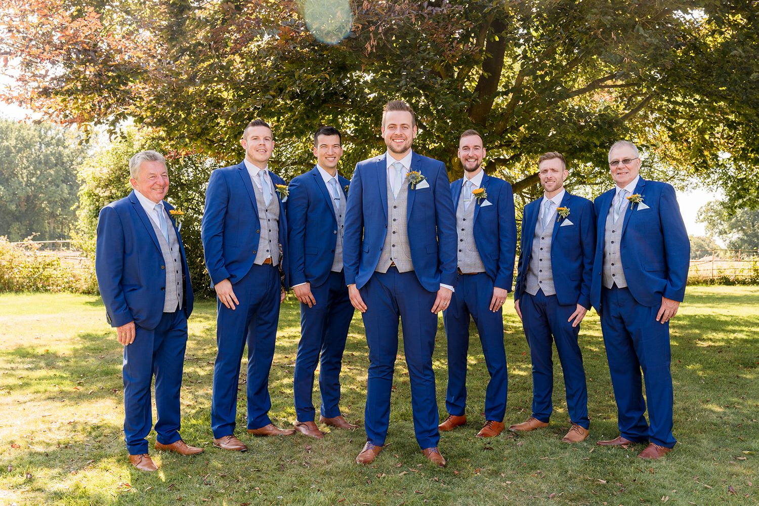 groomsmen photos audleys wood hotel