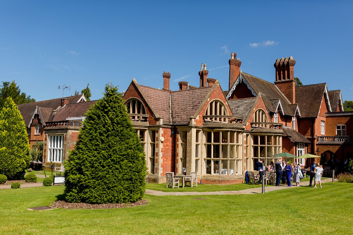 garden at Audelys Wood Hotel