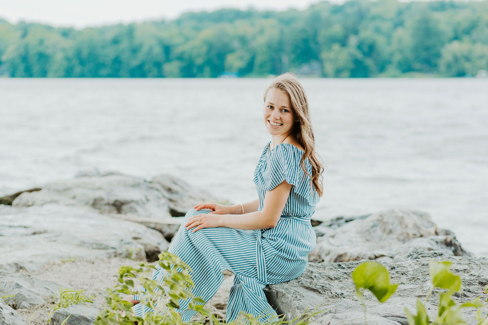 moody romantic engagement at long point state park katie graham photography traveling destination wedding photographer