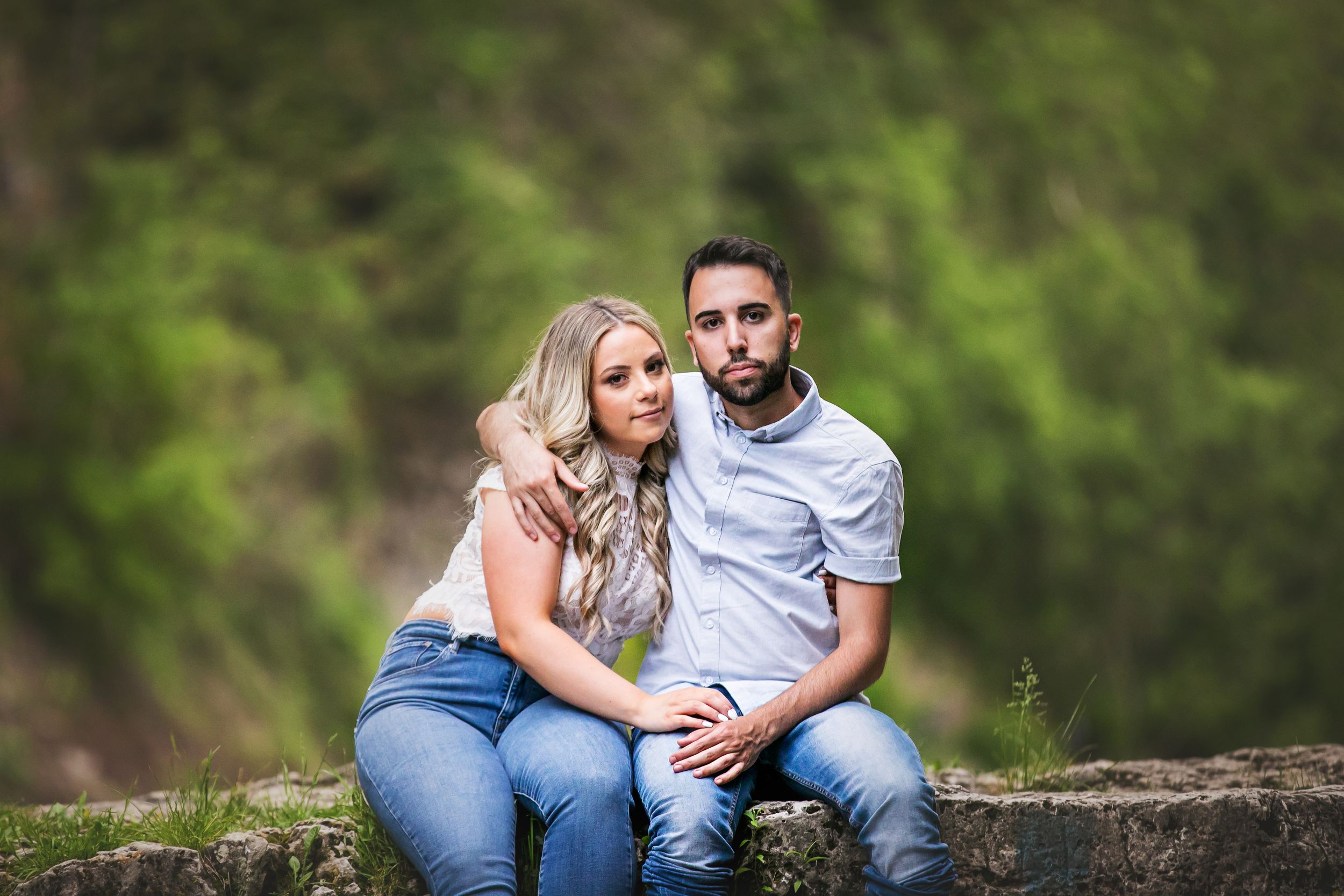 Elora Gorge Ontario Spring Summer Engagement Photos by Shawn Van Daele