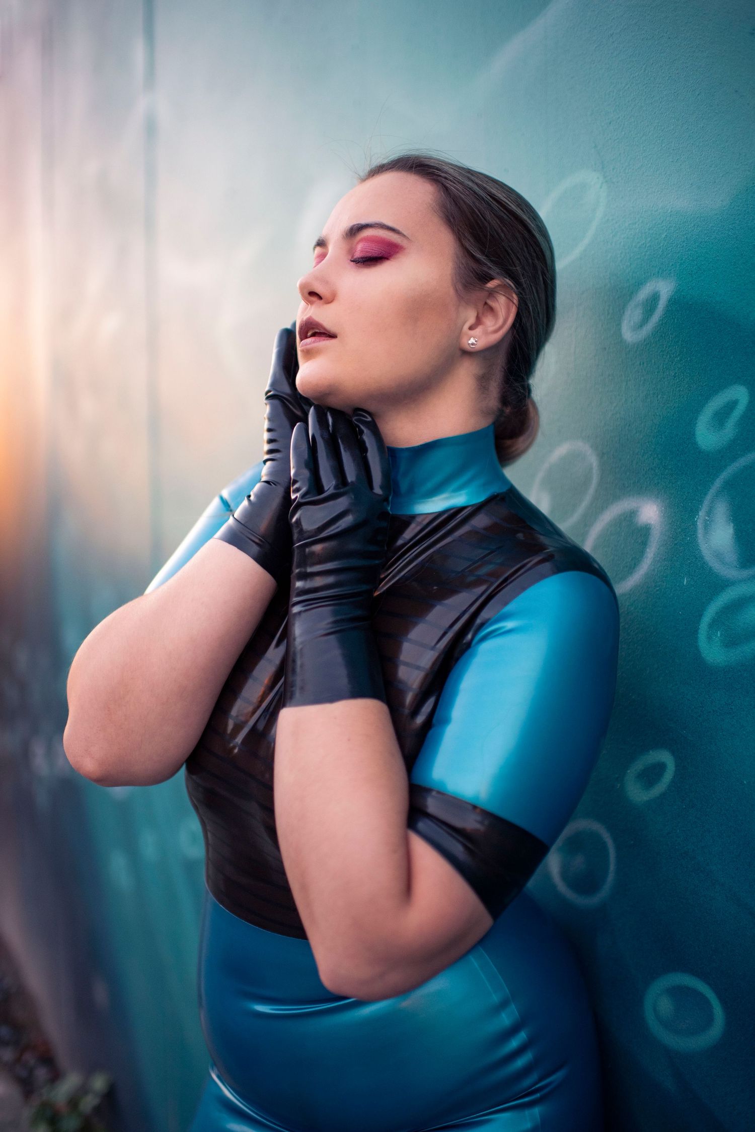 latex models, latex clothing, christchurch photographer, creative portraits, nz photographers, christchurch, portraiture