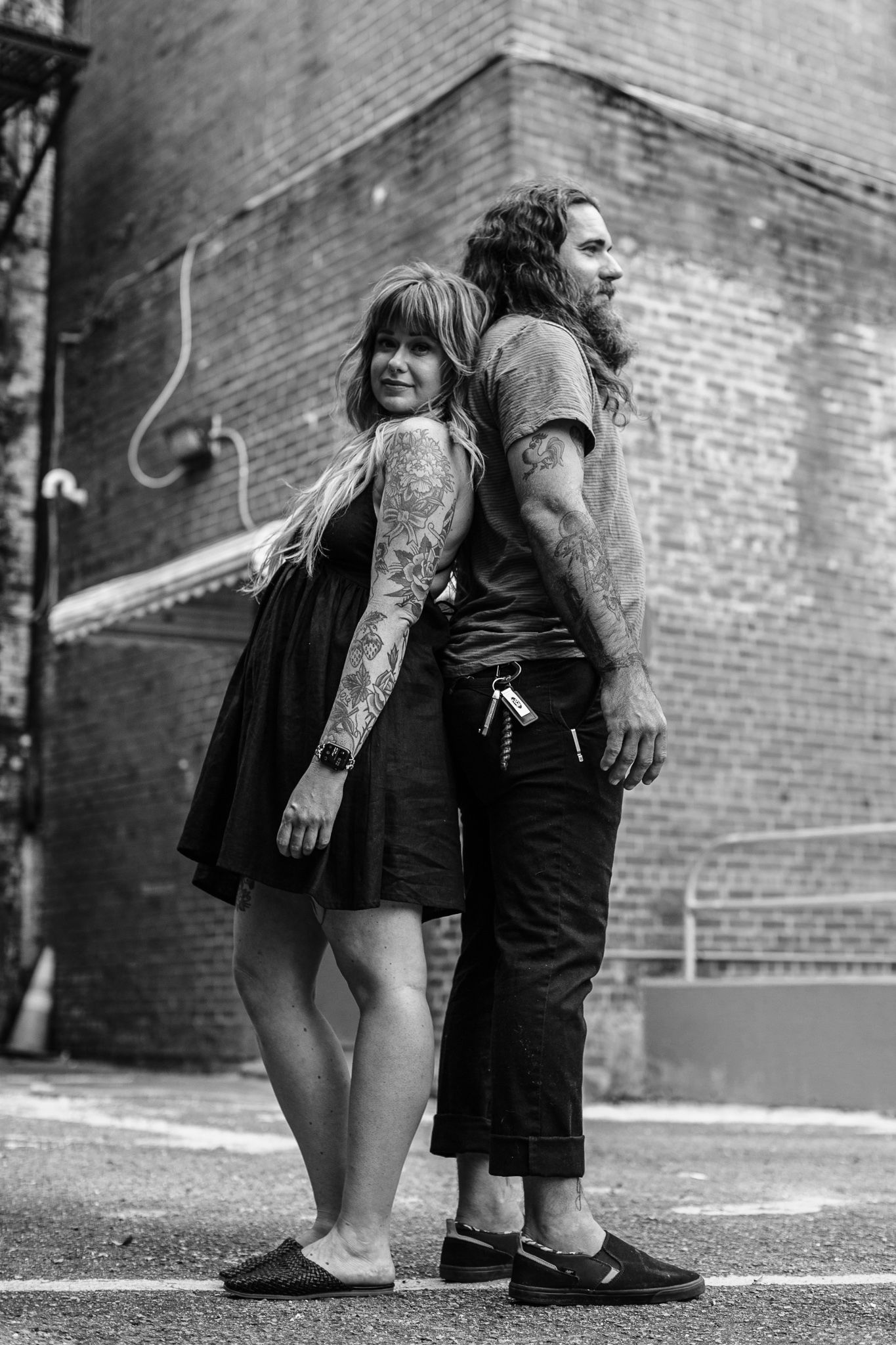 Editorial Couple Photography in Downtown Jacksonville Florida by Barry Mickler