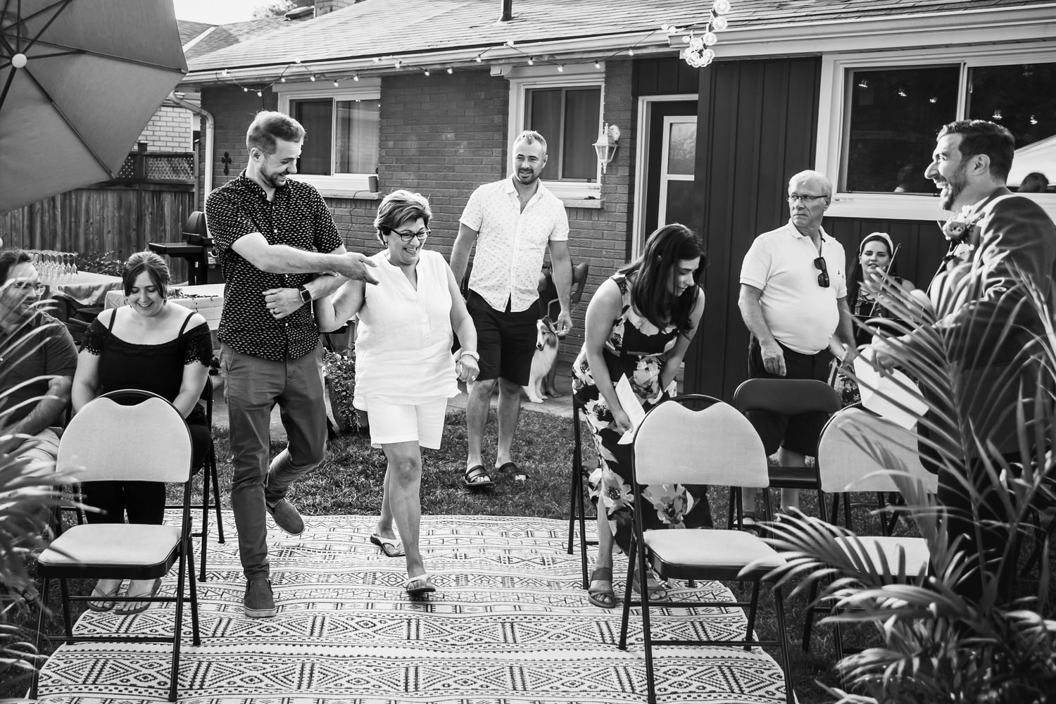 London Ontario Surprise Backyard Pop Wedding Photography by Shawn Van Daele