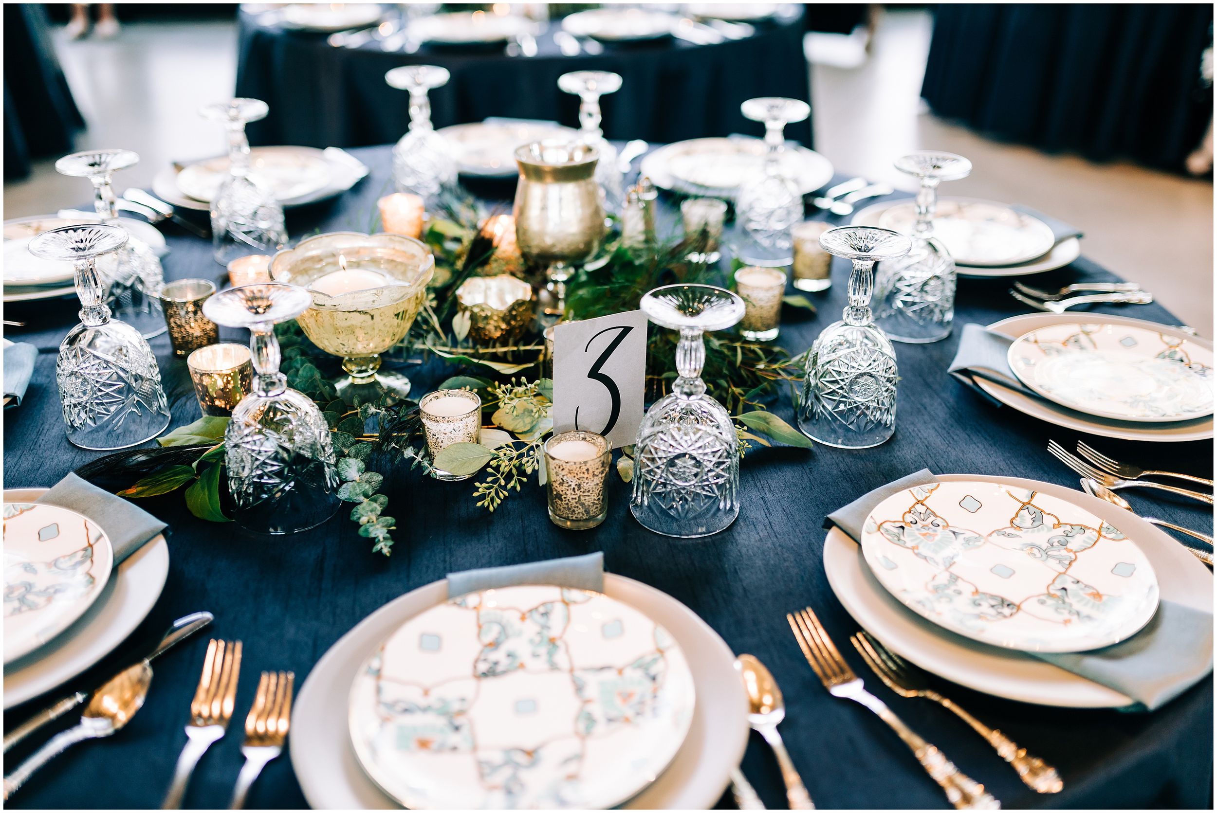 Wedding Reception Table Setting