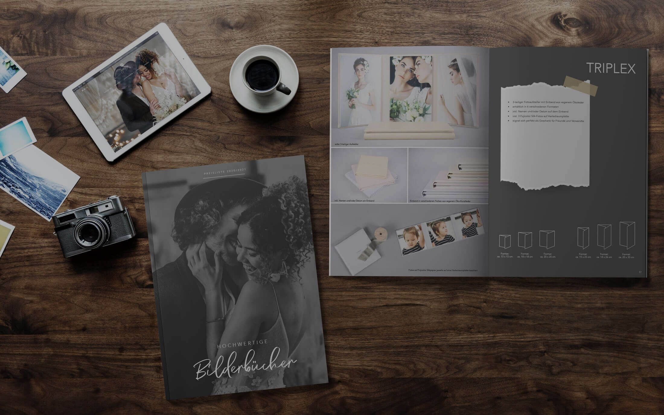 Hochwertiges Fotobuch edles Hochzeitsalbum Kosten Preise Preisliste anfragen Linz Oberösterreich
