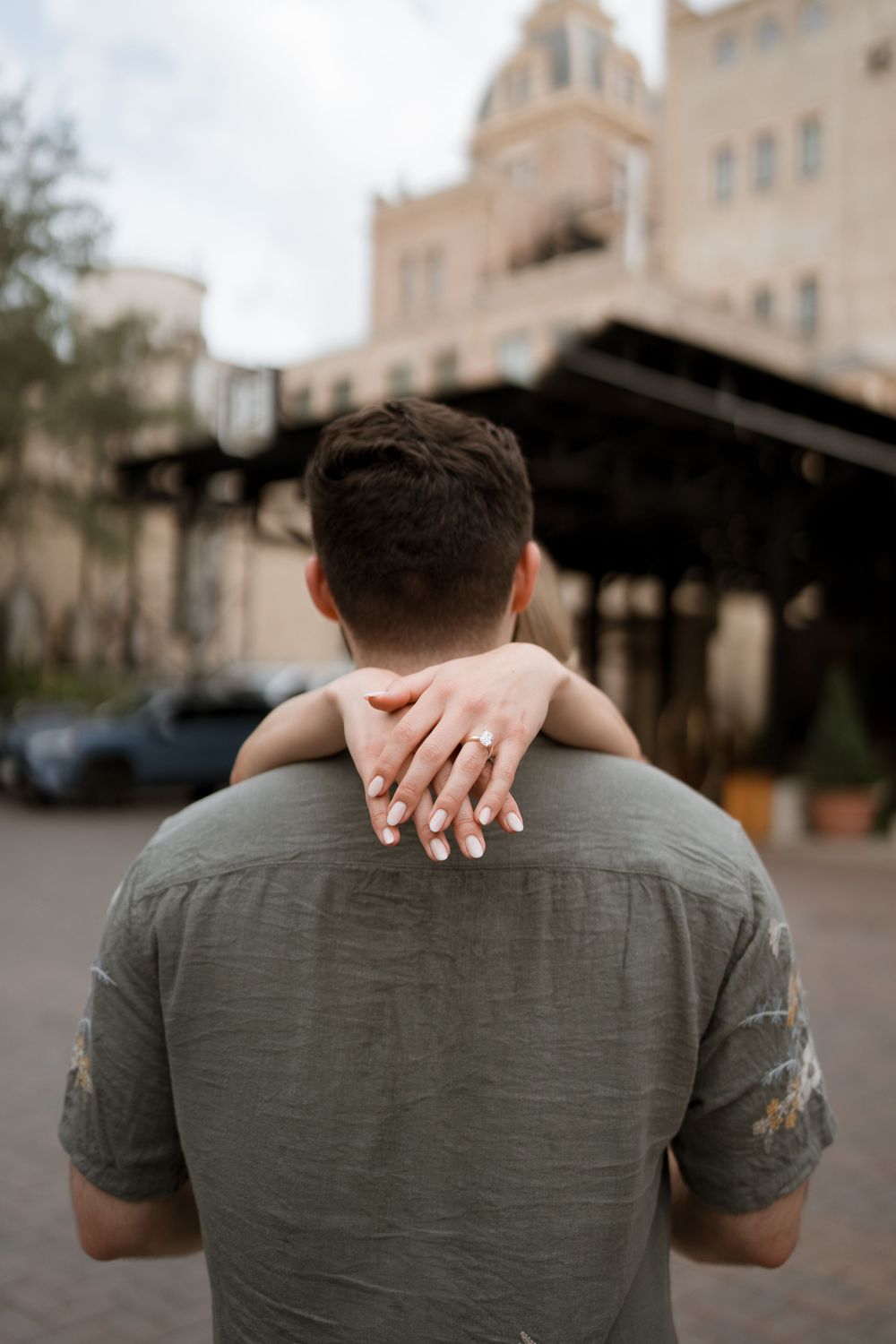engagement photoshoot at hotel emma