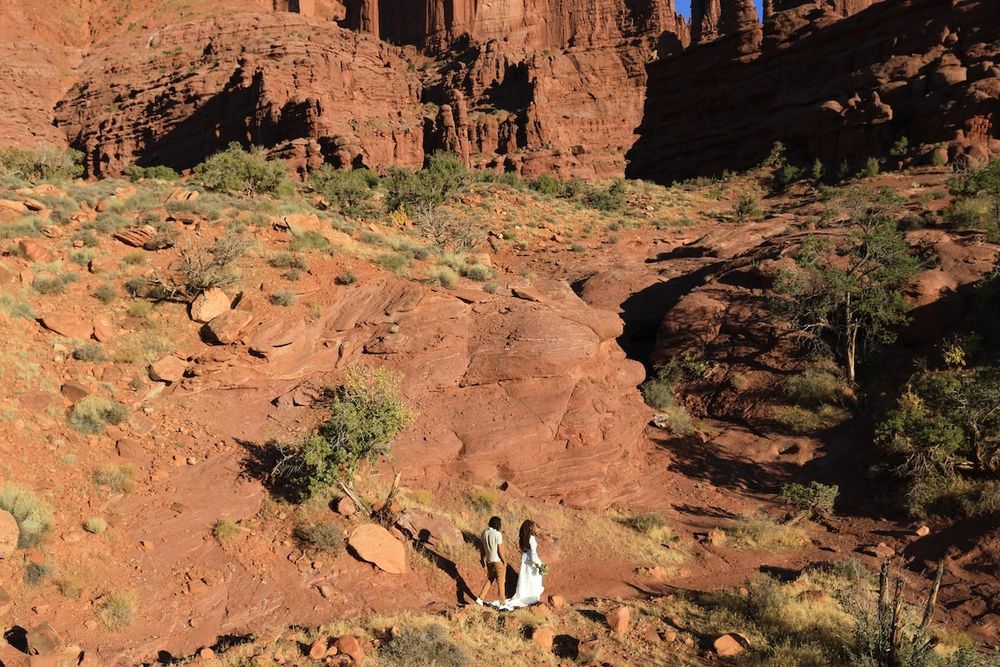 castle valley elopement in Utah