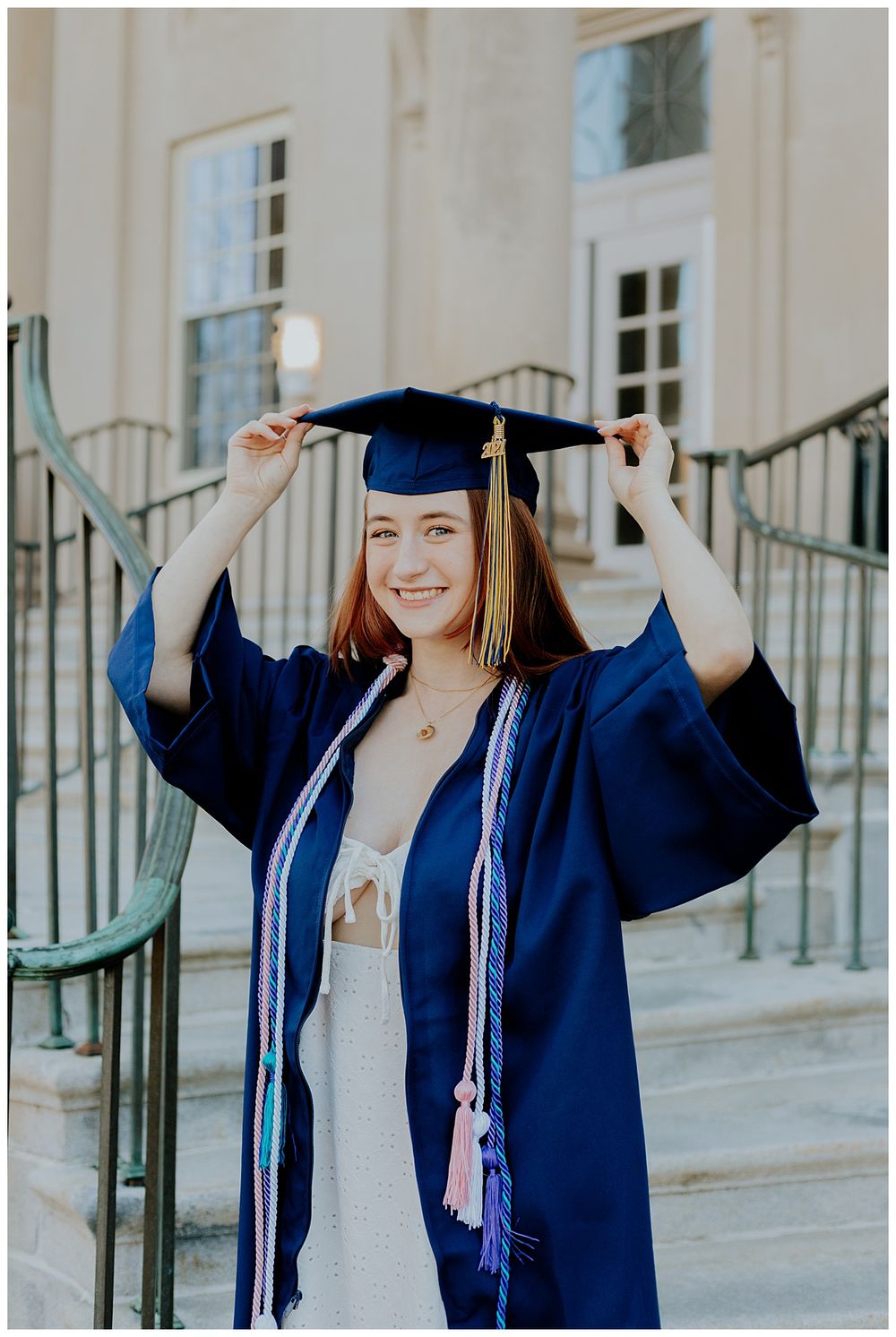 Uconn senior graduation photo
