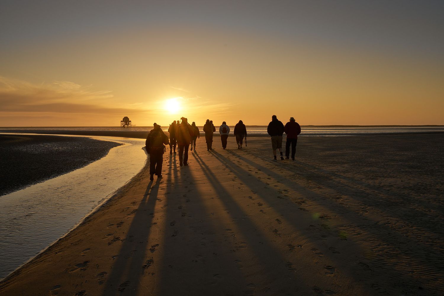 Engelsmanplaat foto tour, zonsondergang