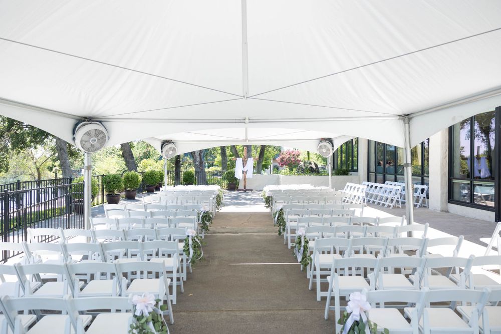 Ceremony Detail Shot Lakeside Pavilion Chico, California