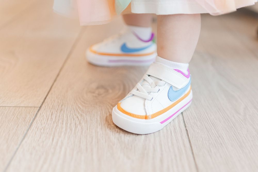 Toronto first Birthday girl shoed and outfit photography
