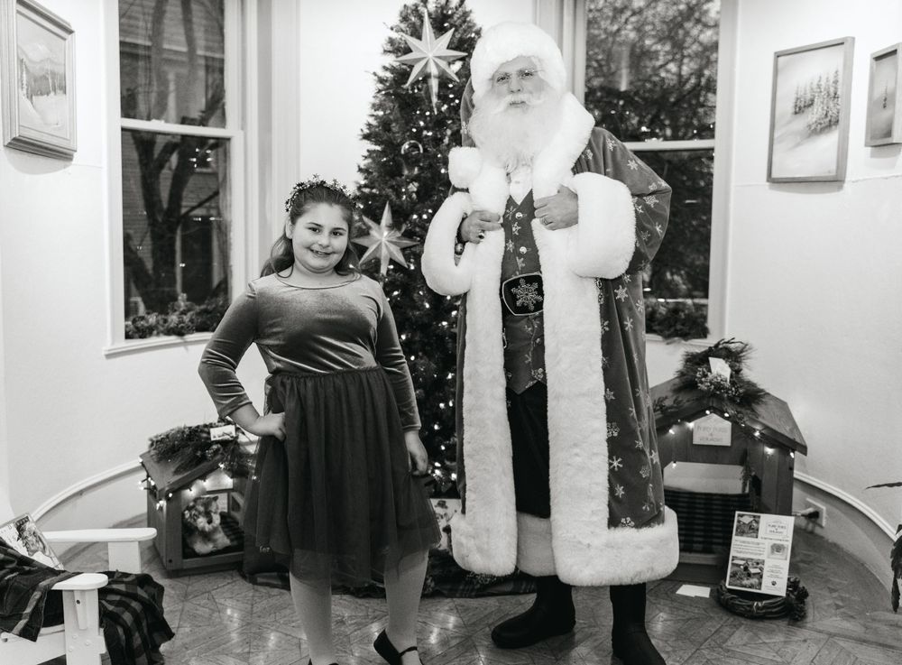 Spending time with Santa