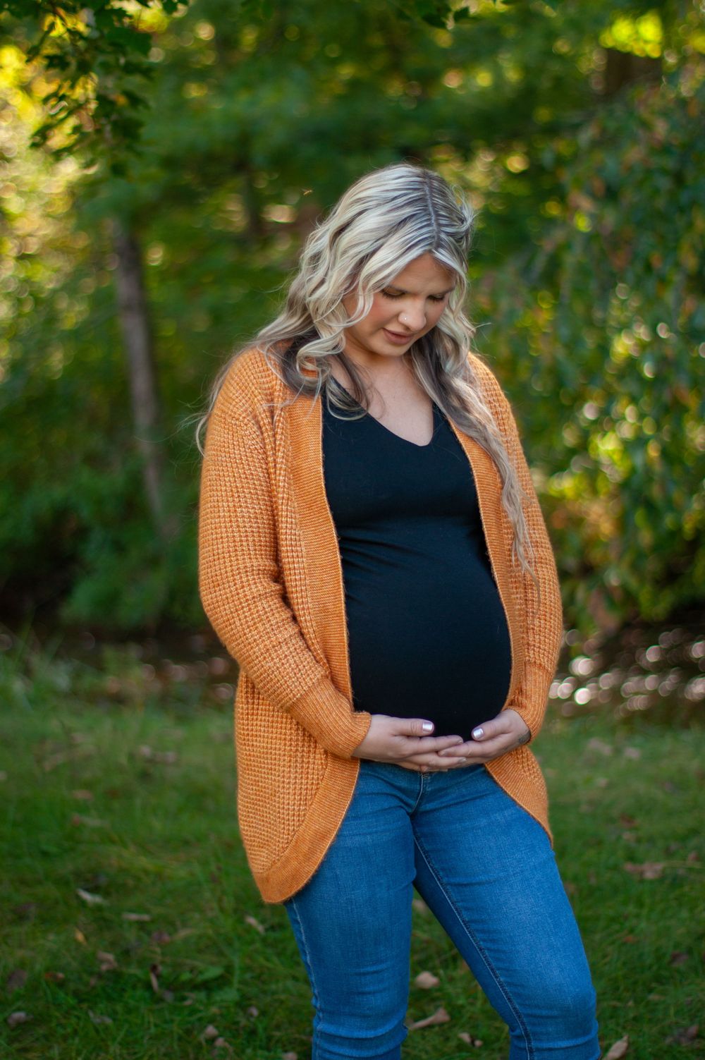 Fall maternity session