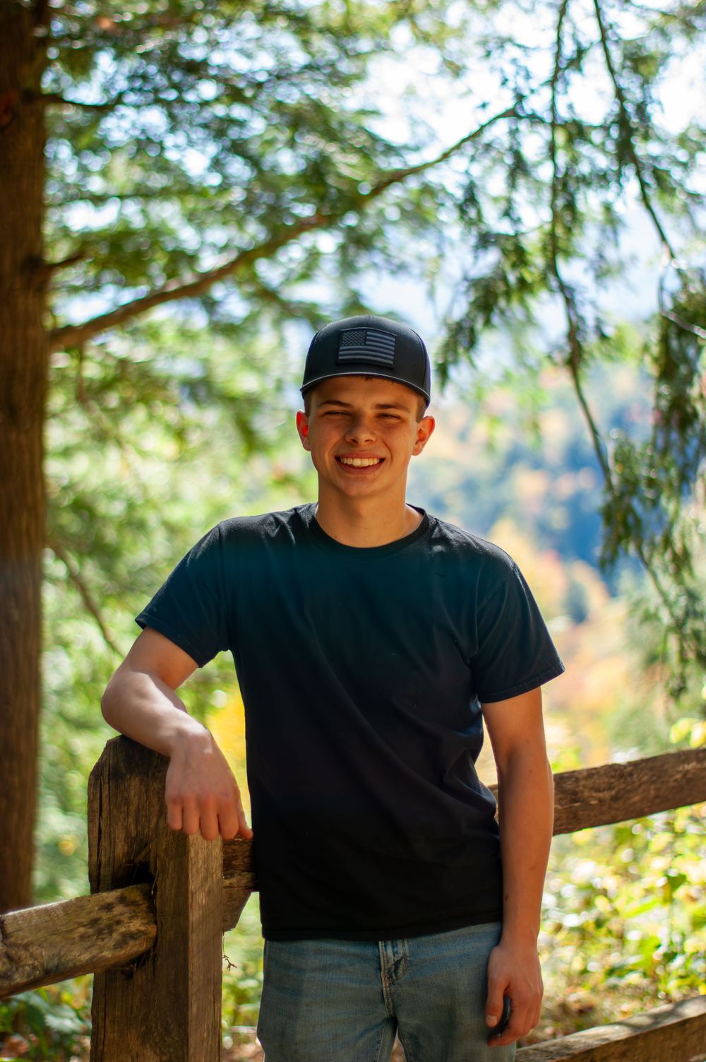 Senior session in the mountains